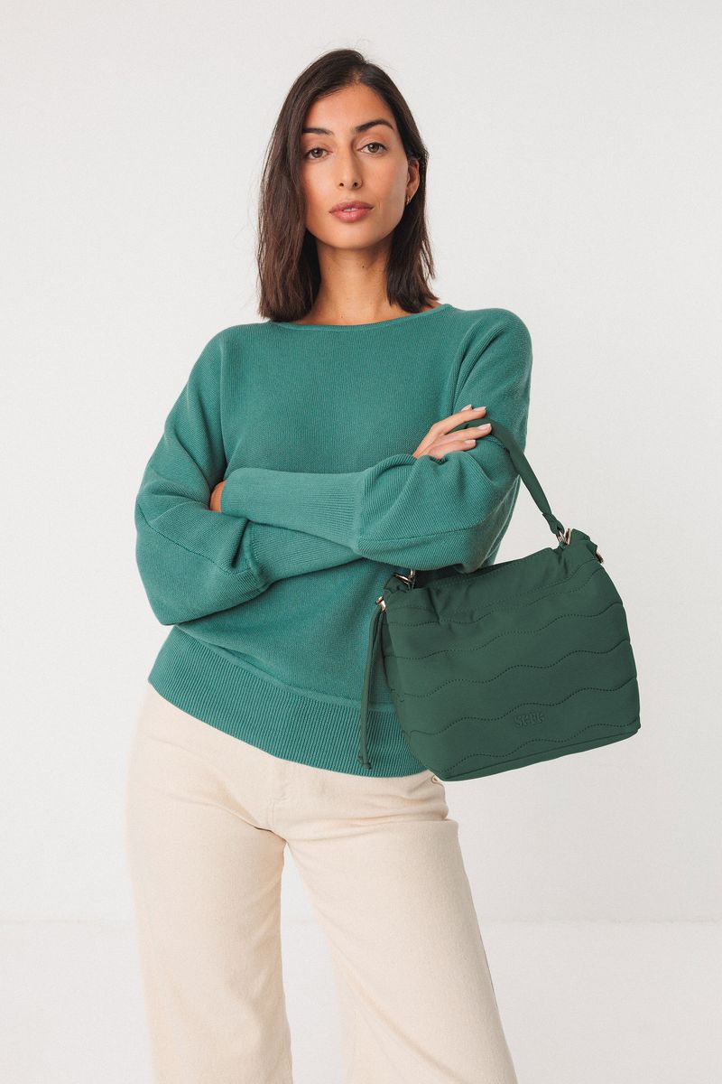 Bell Bag in Dark Green
