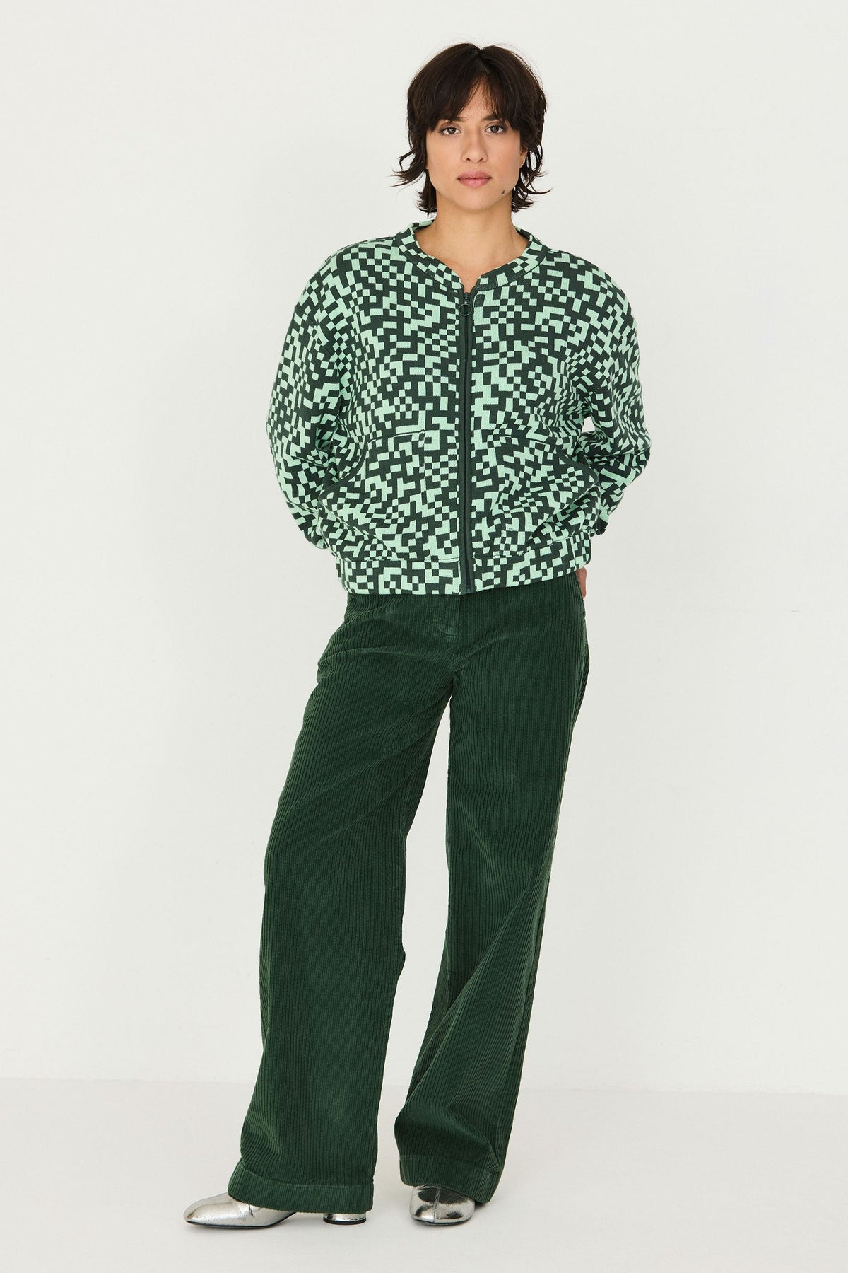 Galar Sweater in Green Combo