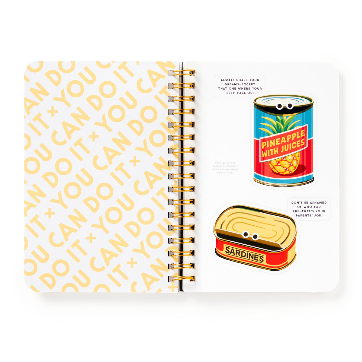 Brass Monkey You Can Do It Googly Sticker Book