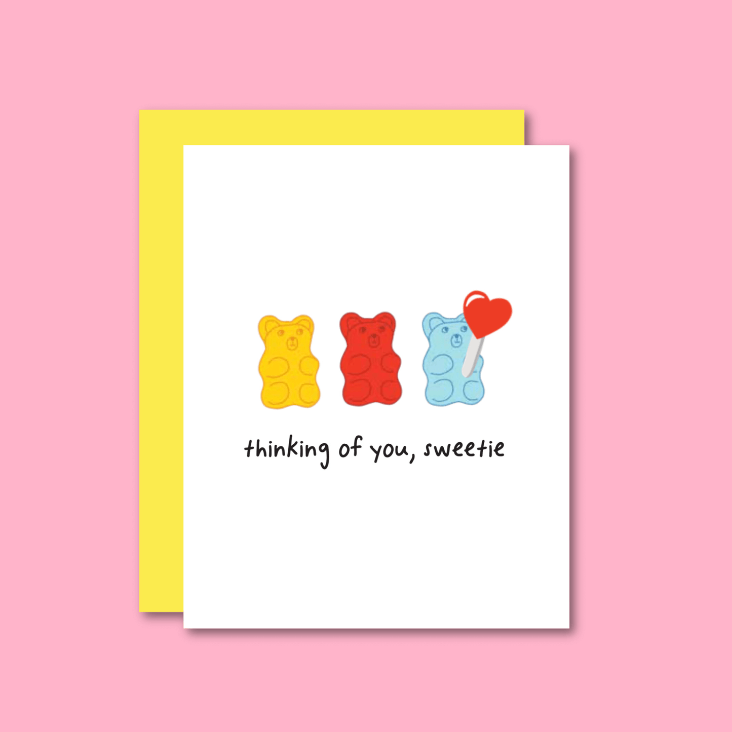 Sweetie Bears Risograph Card