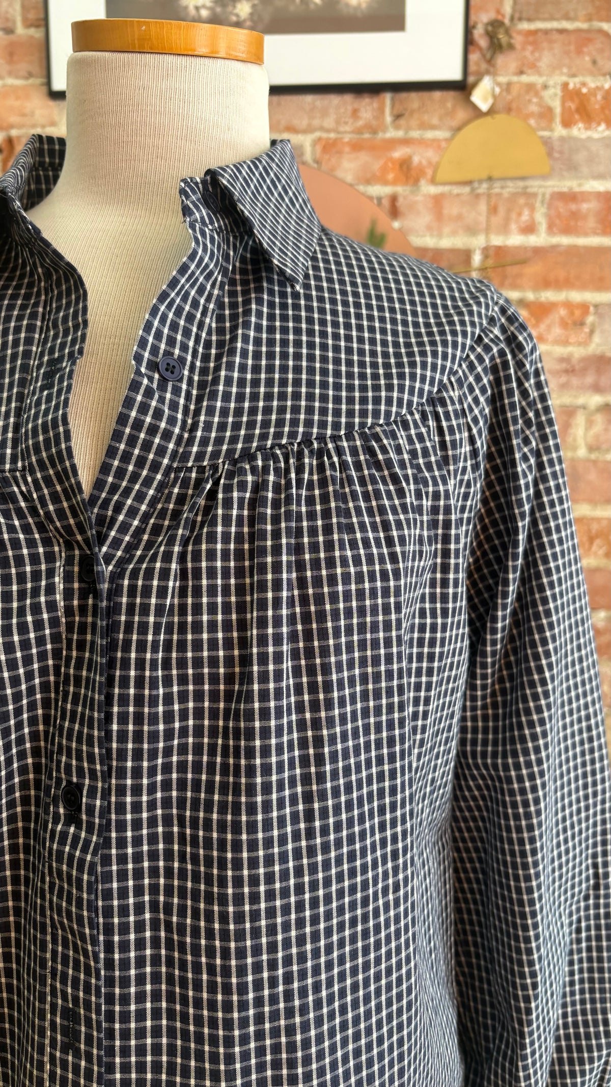 Navy Checks Shirt