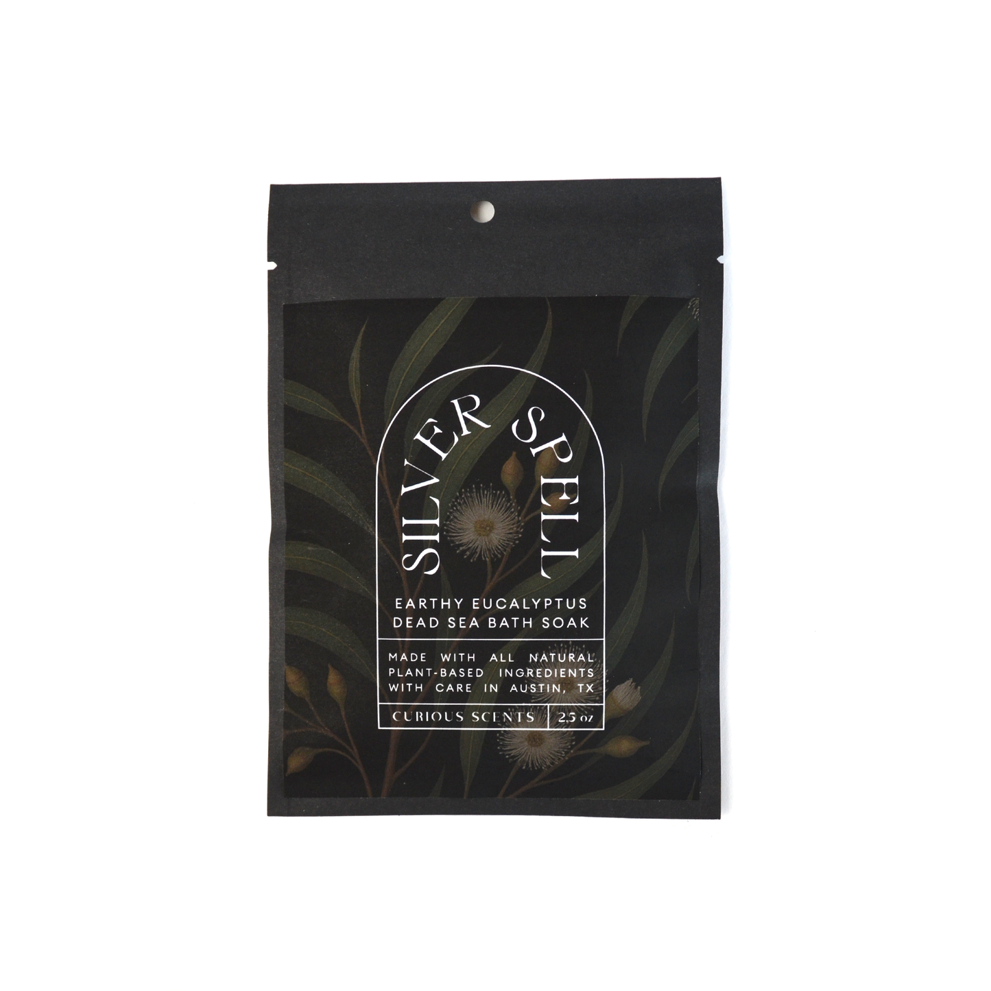 Silver Spell Earthy Eucalyptus Dead Sea Salt Bath Soak Pouch