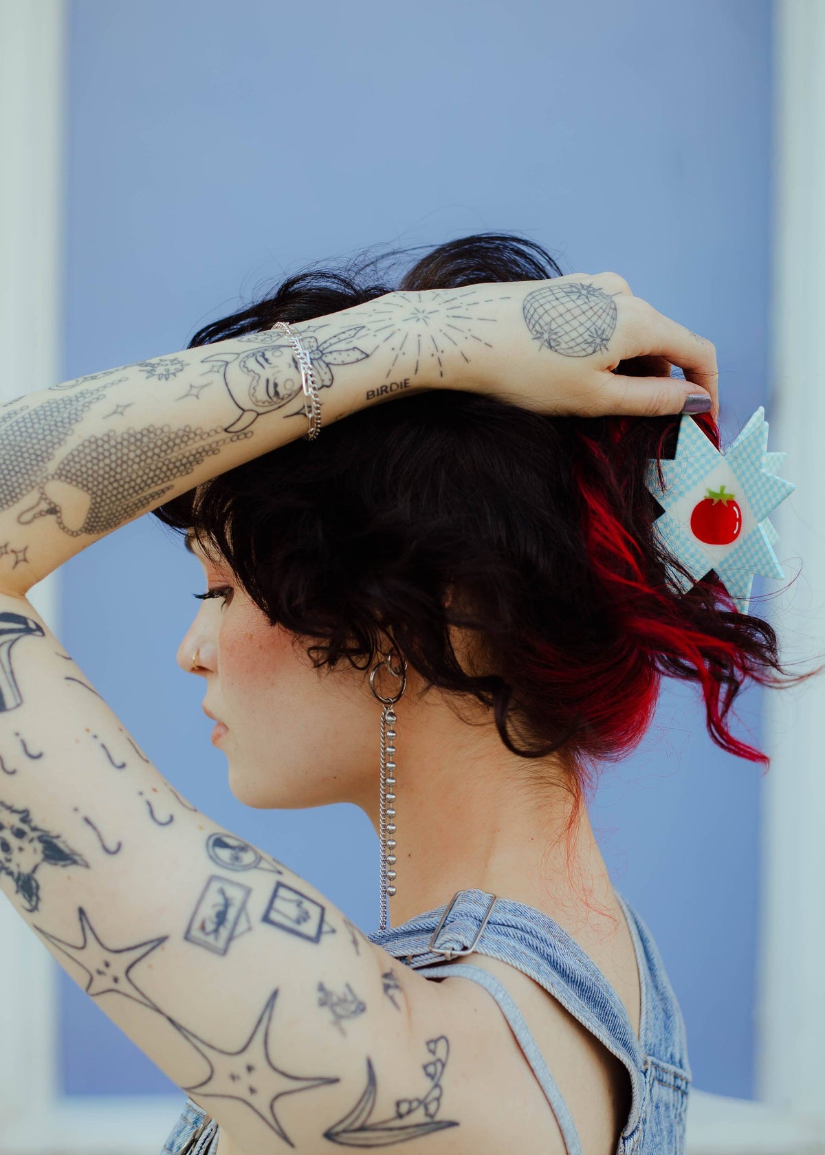 Tomato Quilt Hair Claw TPF x Chaos Magic Studio