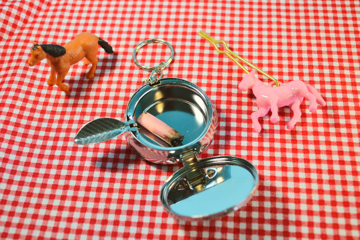 Pony Ash Tray Keychain