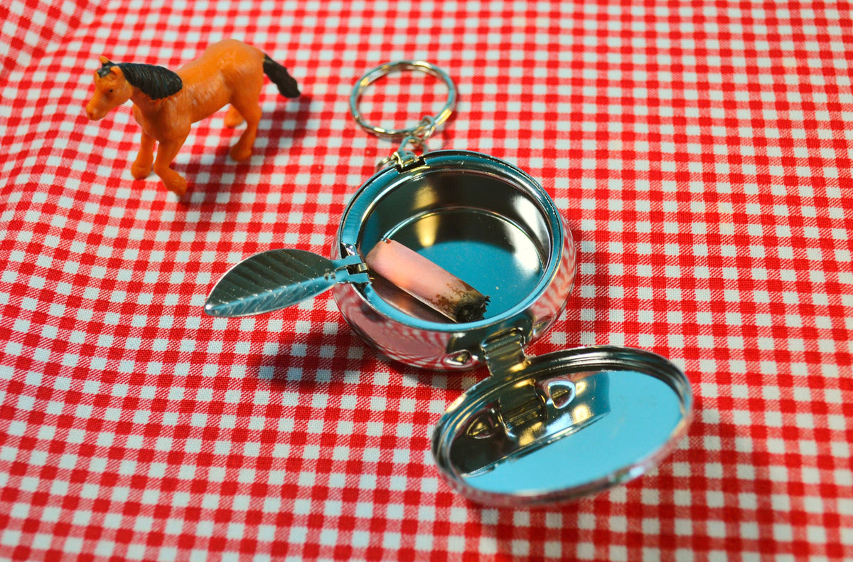Pony Ash Tray Keychain