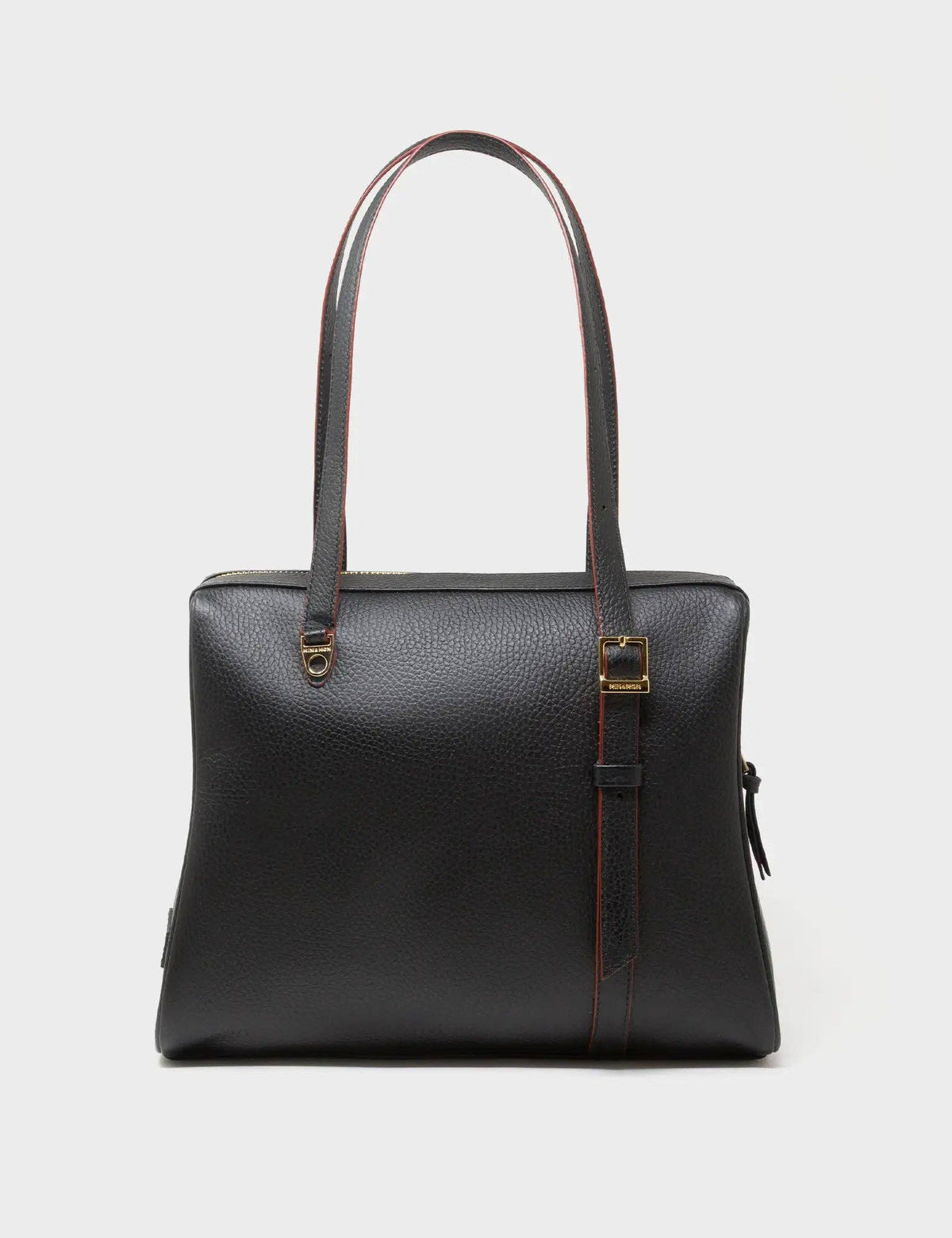 Esther Black Satchel Bag - Wild Heart Embroidery