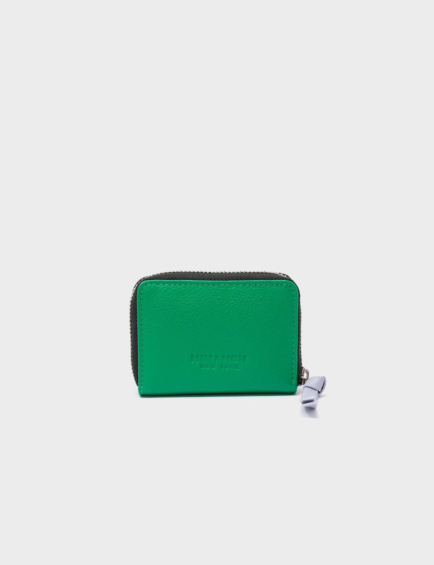 Frodo Irish Green Leather Zip Around Wallet - Floralia Design