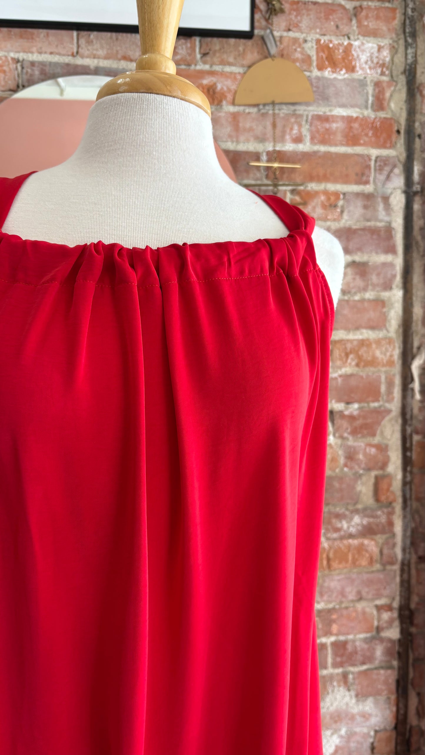 Lady in Red Maxi Dress