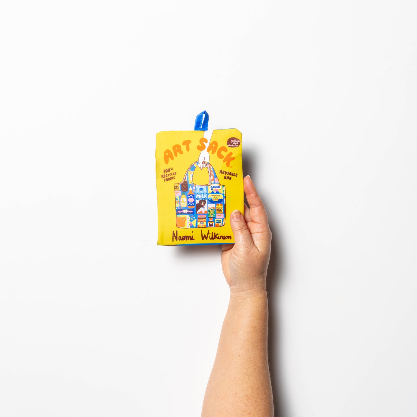 Kawaii Cat Food Art Sack® by Naomi Wilkinson