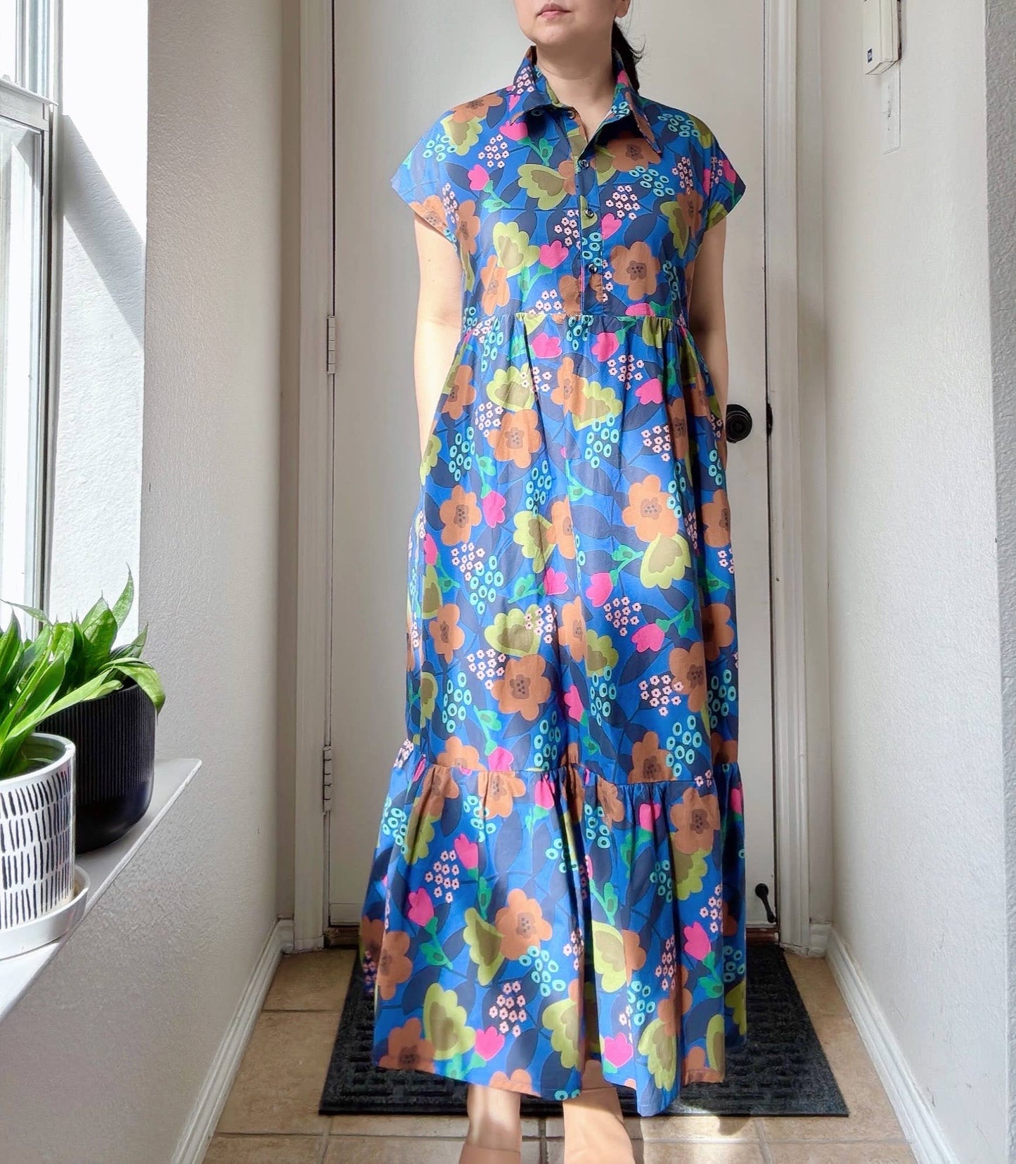 Colored garden dress
