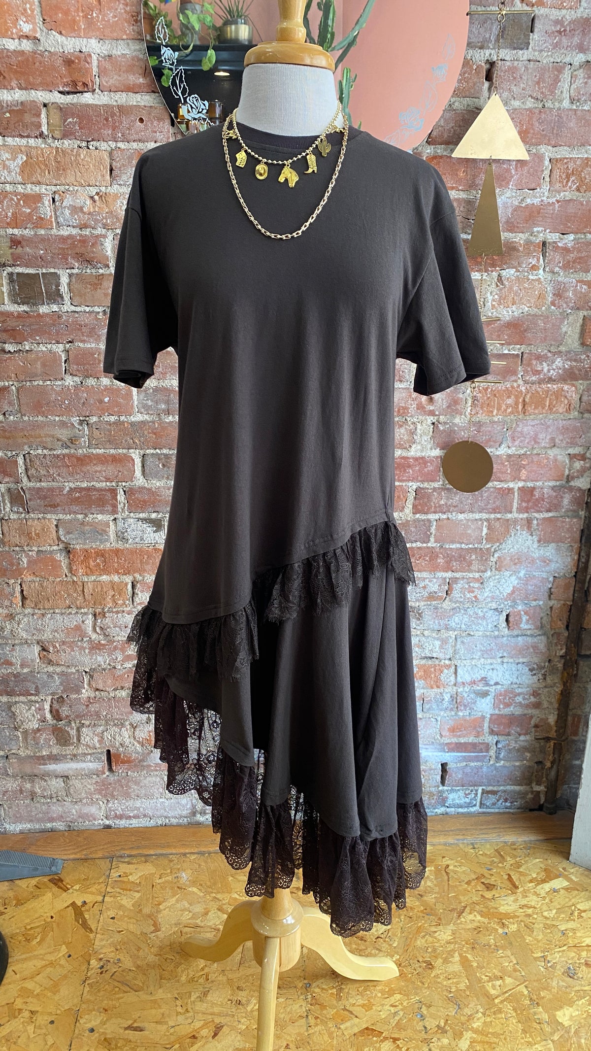 Frosted Lace Layered Tee