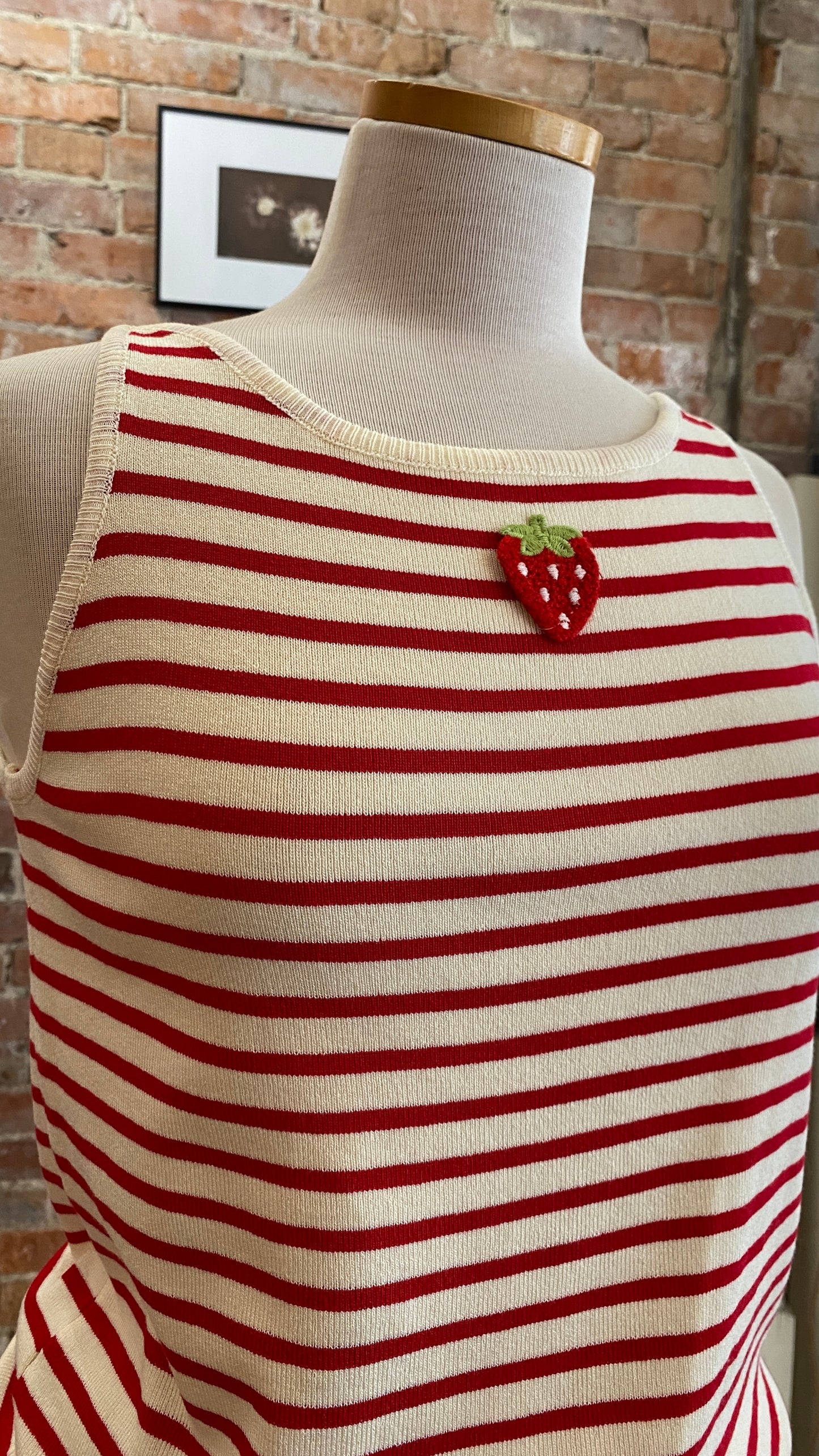Striped Strawberry Tank