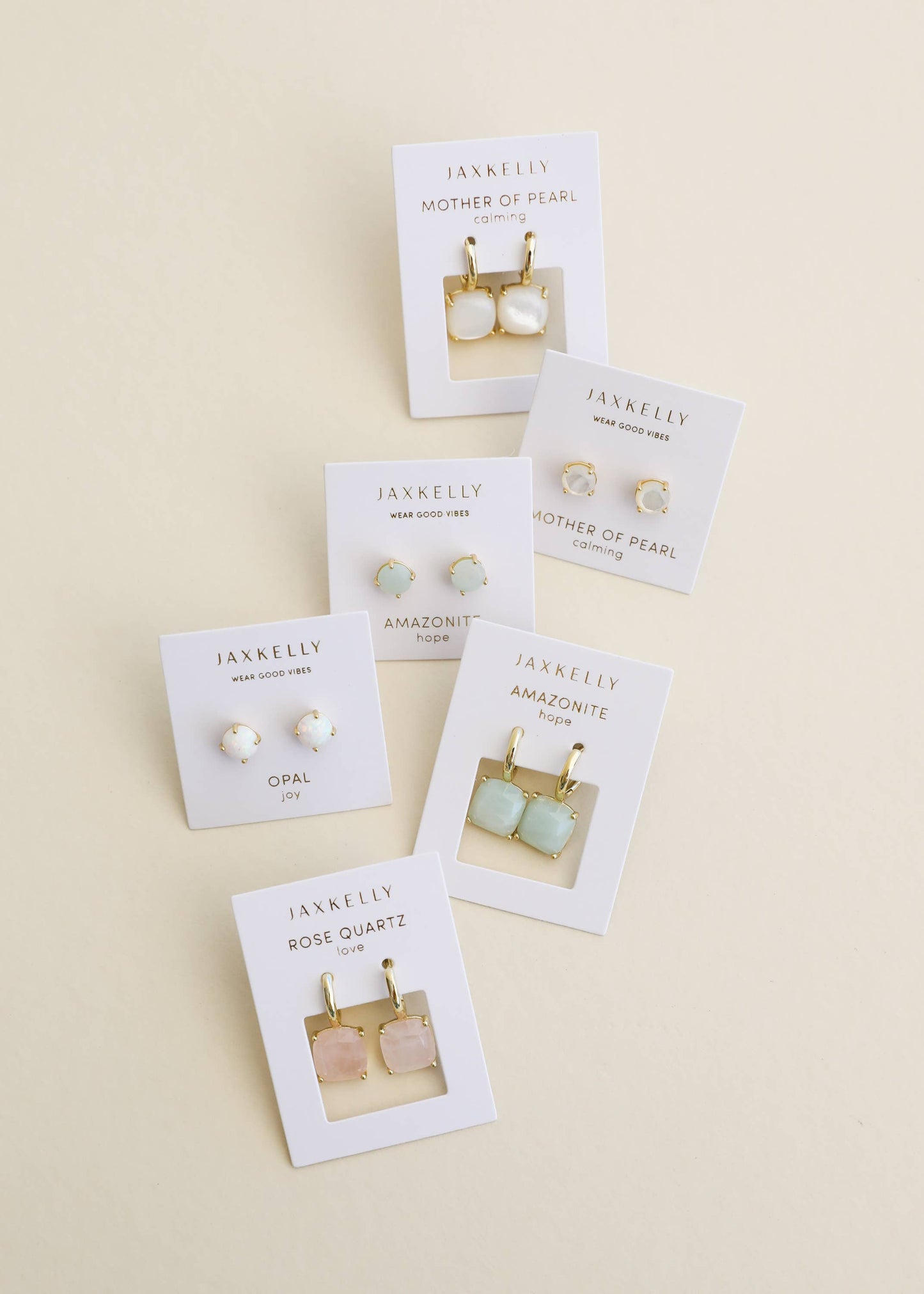 Gemstone Mini Drop - Mother of Pearl