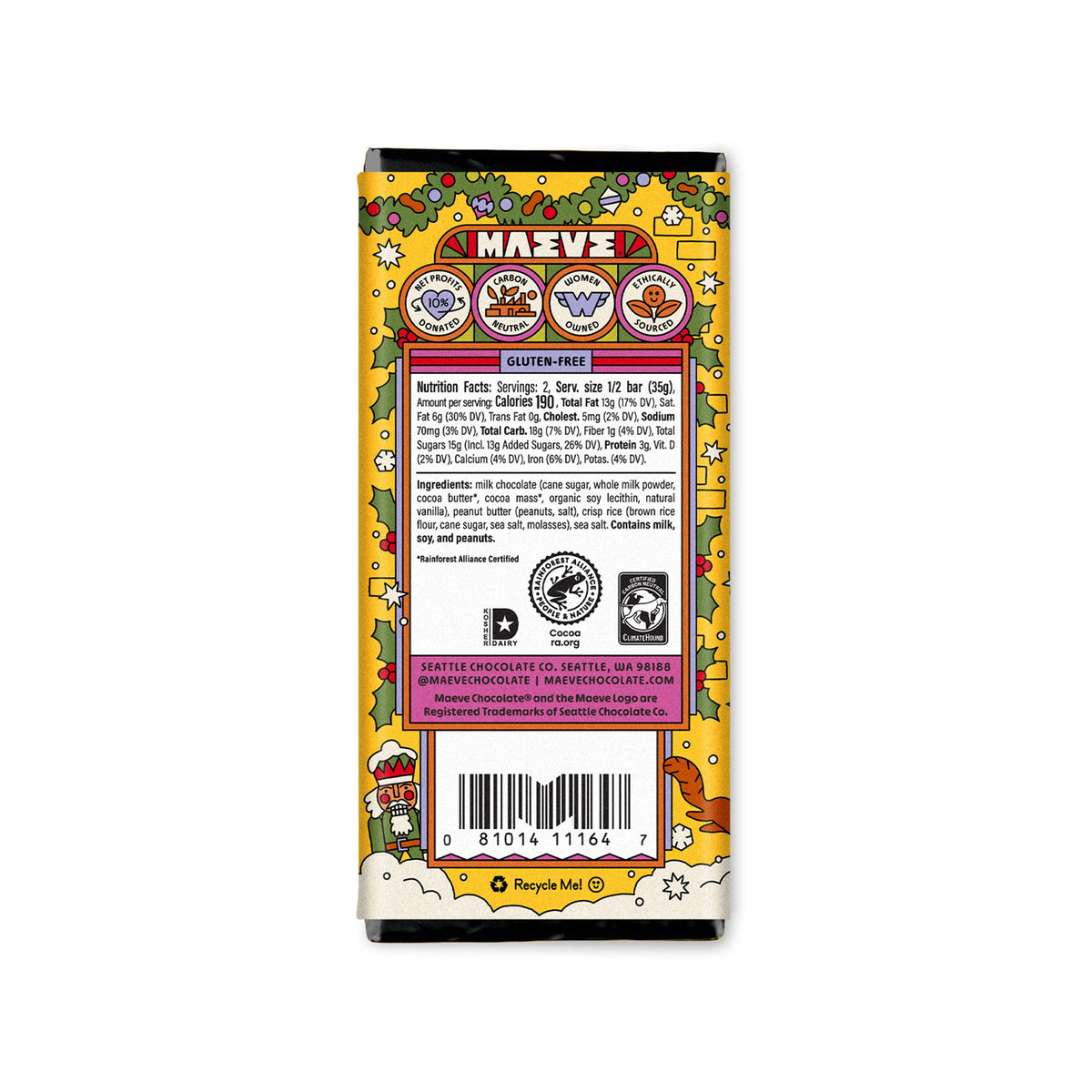 Holiday - Peanut Buddy Crisp Truffle Bar