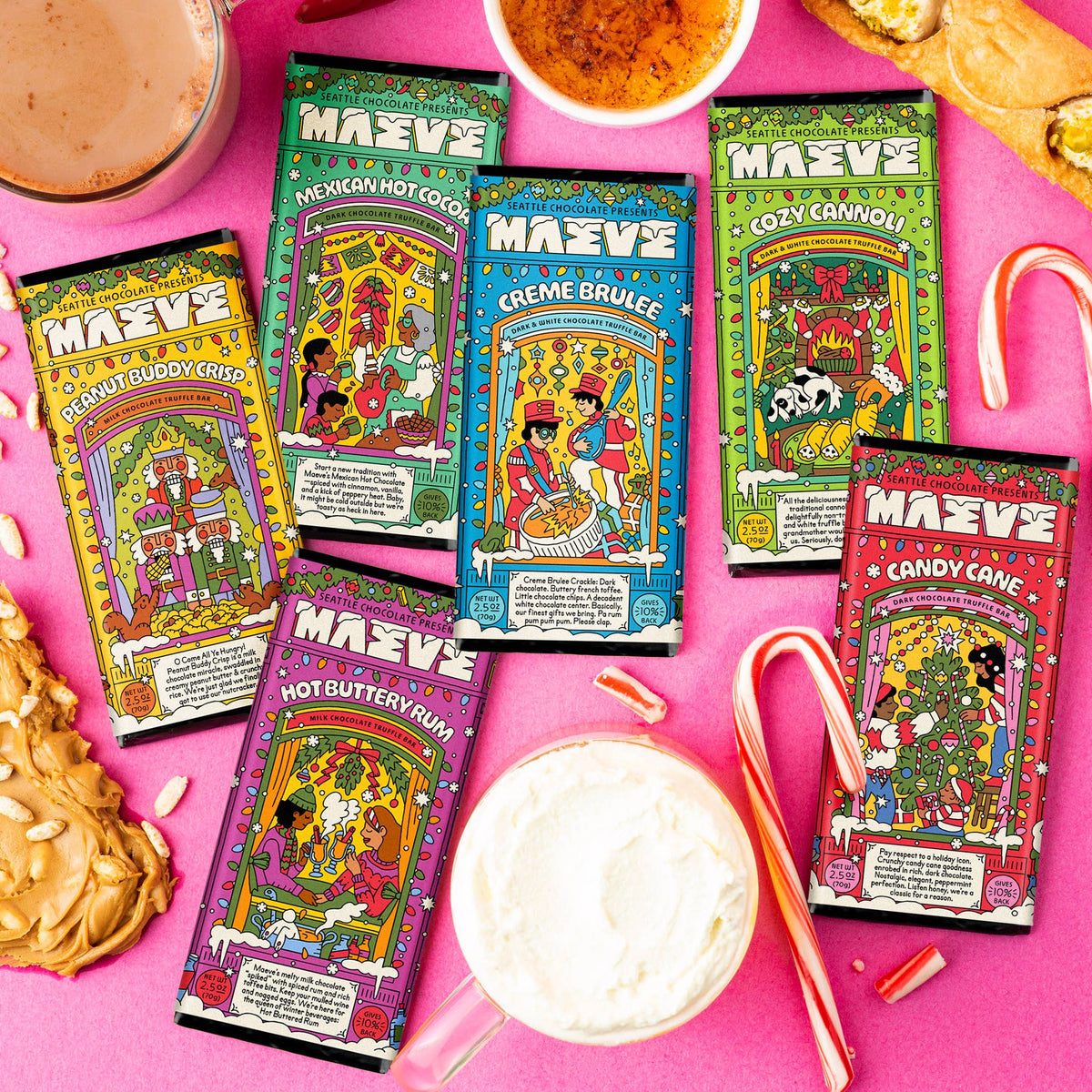 Holiday - Peanut Buddy Crisp Truffle Bar