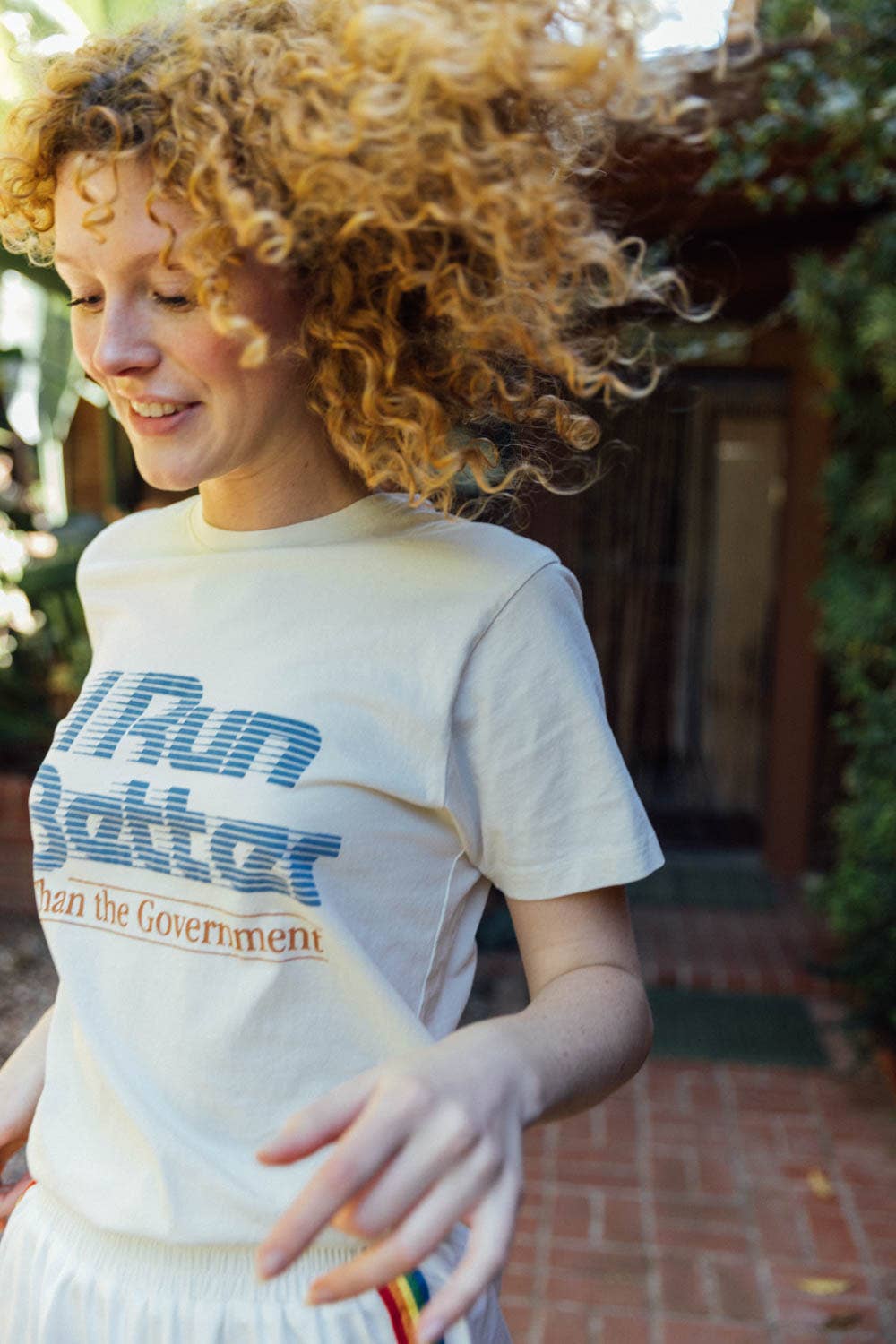I RUN Better Than the Government | Graphic T-shirt