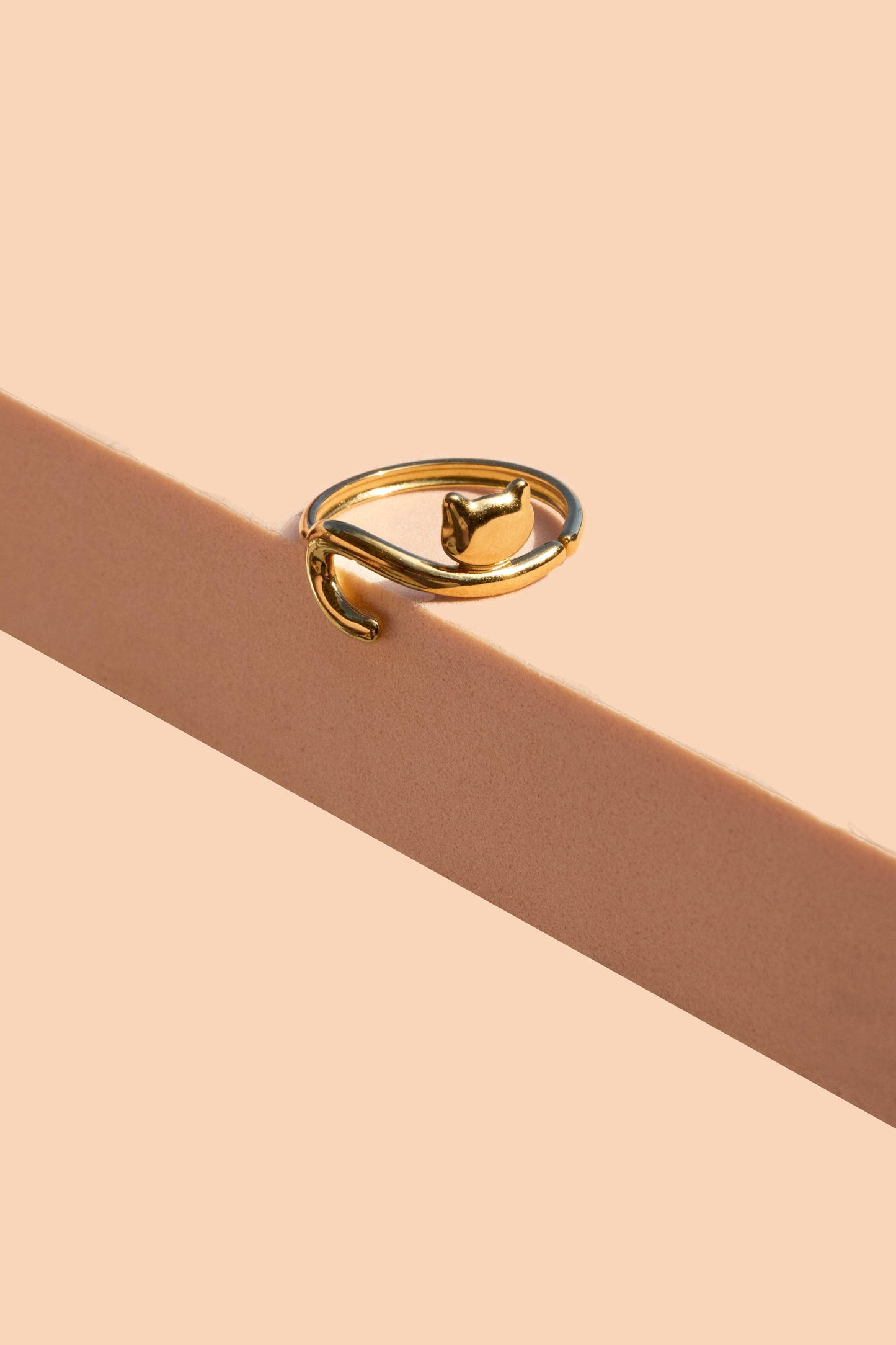 Cat Tails Ring - 18K Gold Plated