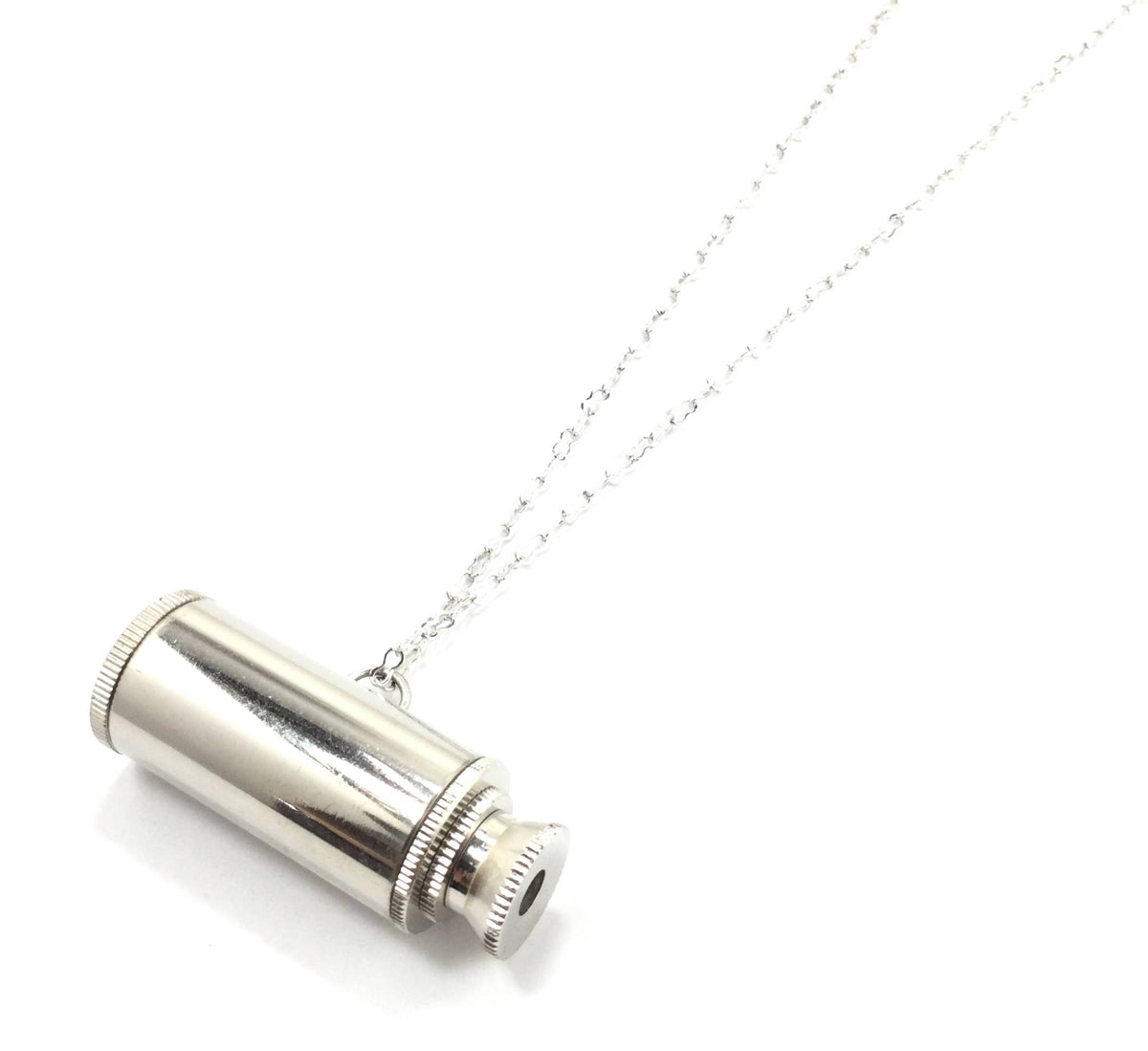 Silver Telescope Necklace