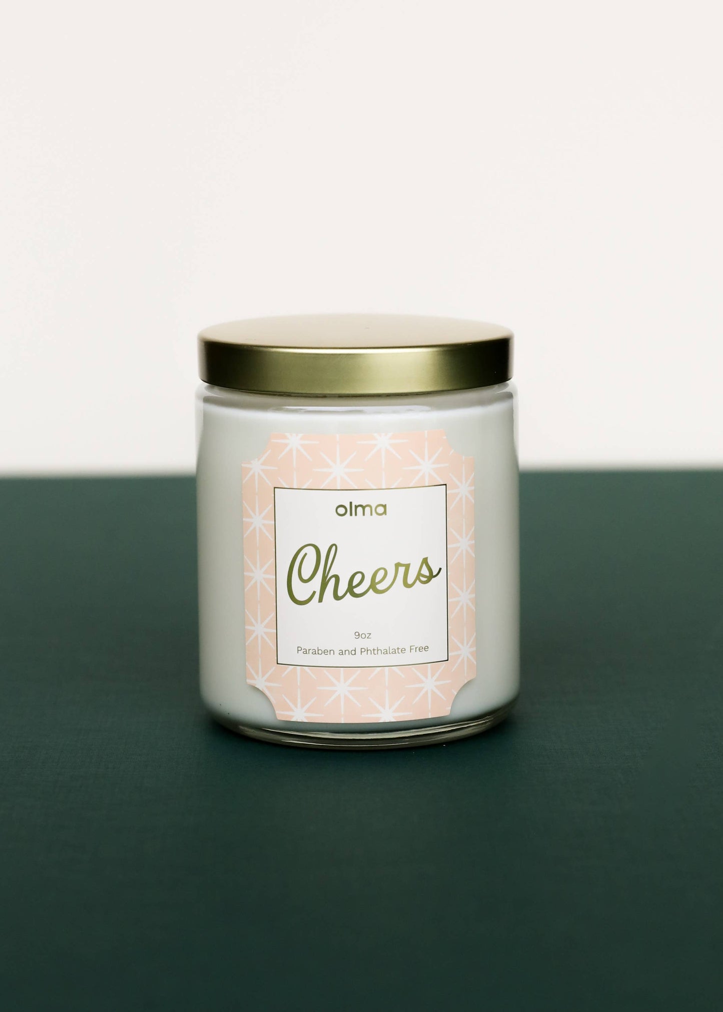 Cheers - Holiday Candle - 9oz Clear