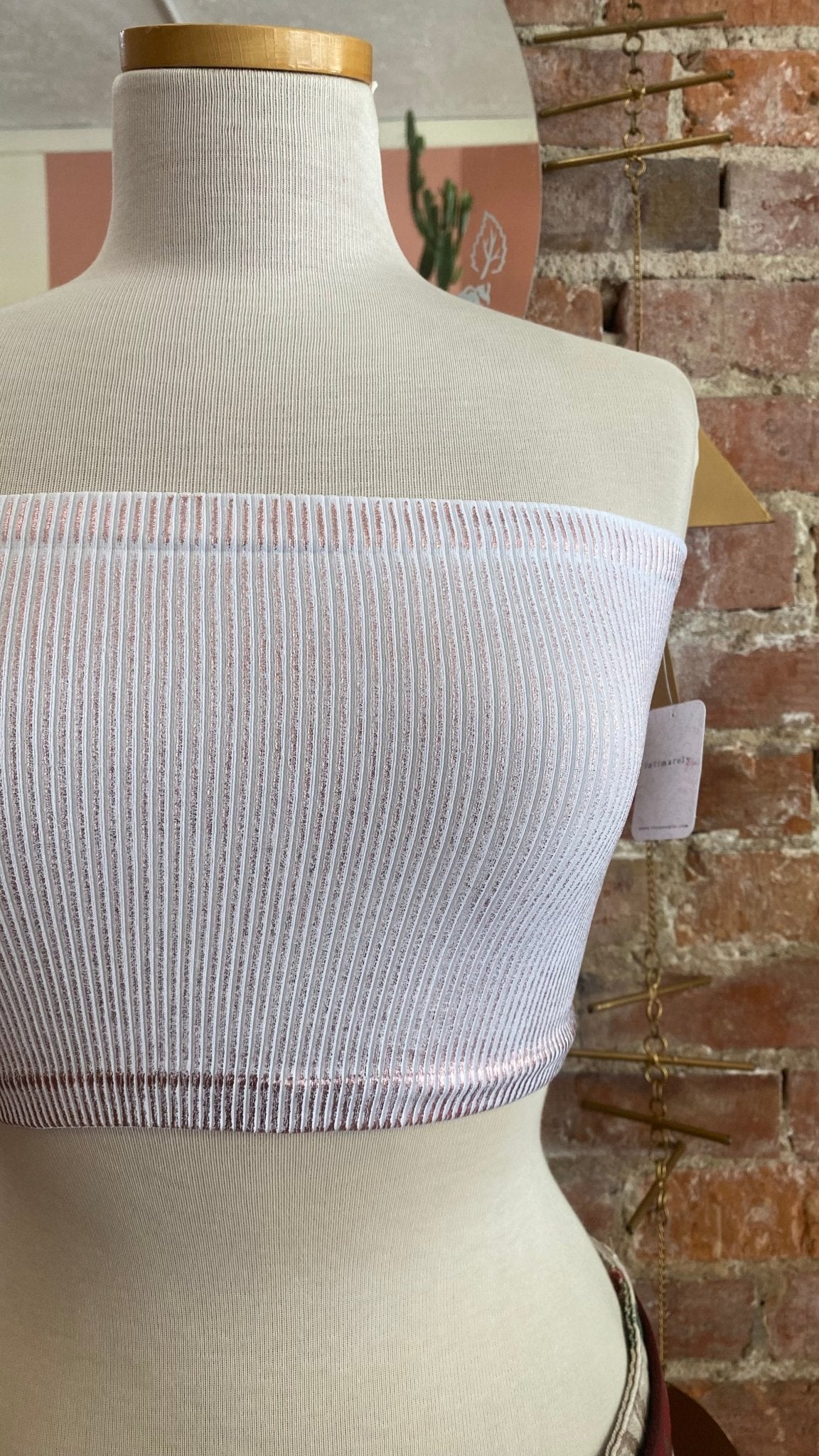 Amelia Foil Bandeau - Tsuru