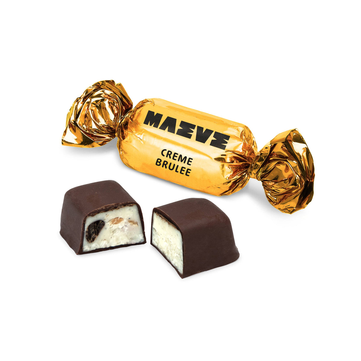Creme Brulee Crackle Bonbon Box - 4oz