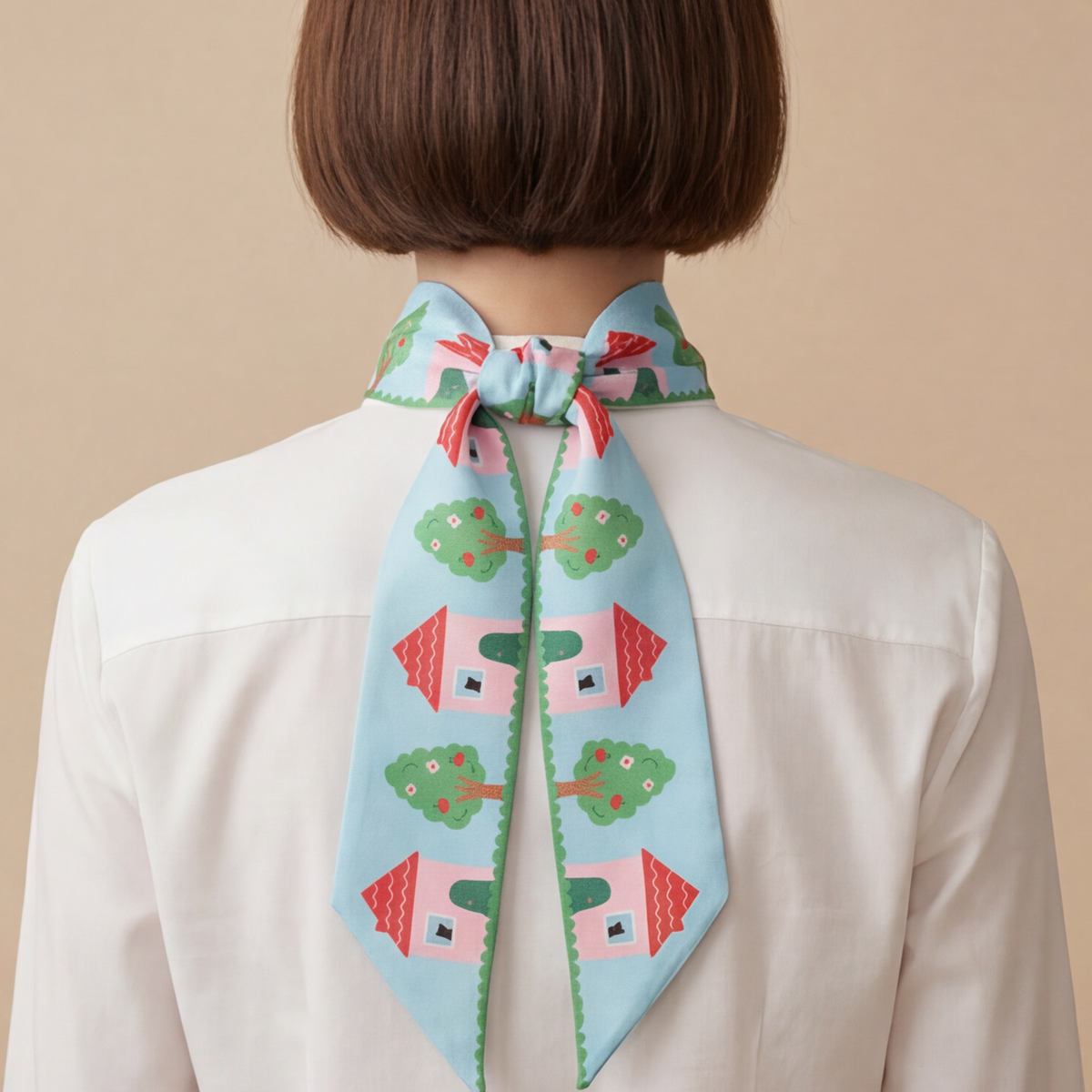 House Twilly Ribbon Scarf
