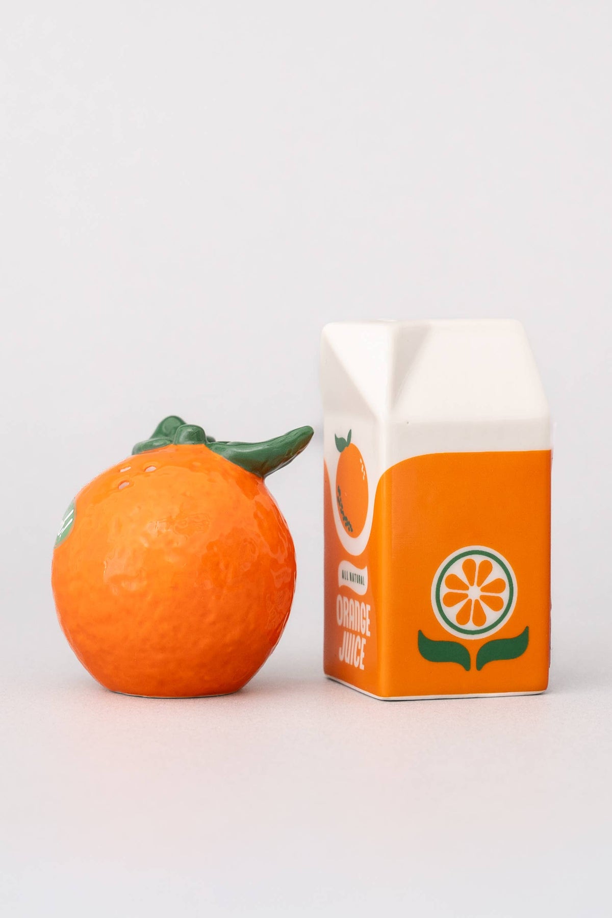 Salt and Pepper Shakers, Orange