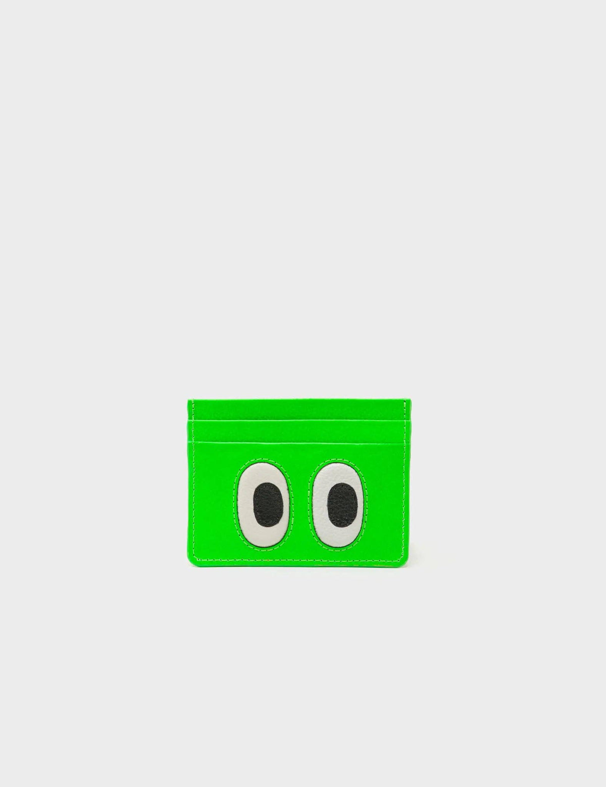 Filium Neon Green Leather Cardholder - Look Up Design
