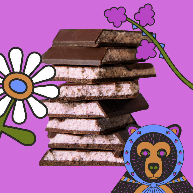 Hungry Blackberry Truffle Bar