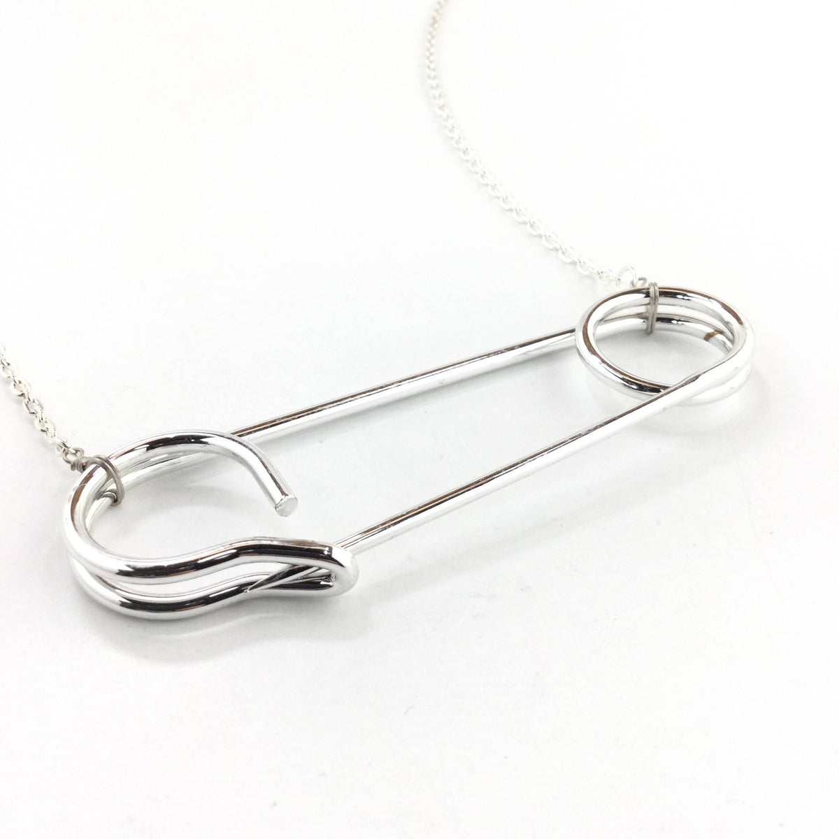 Paperclip Pendant Necklace
