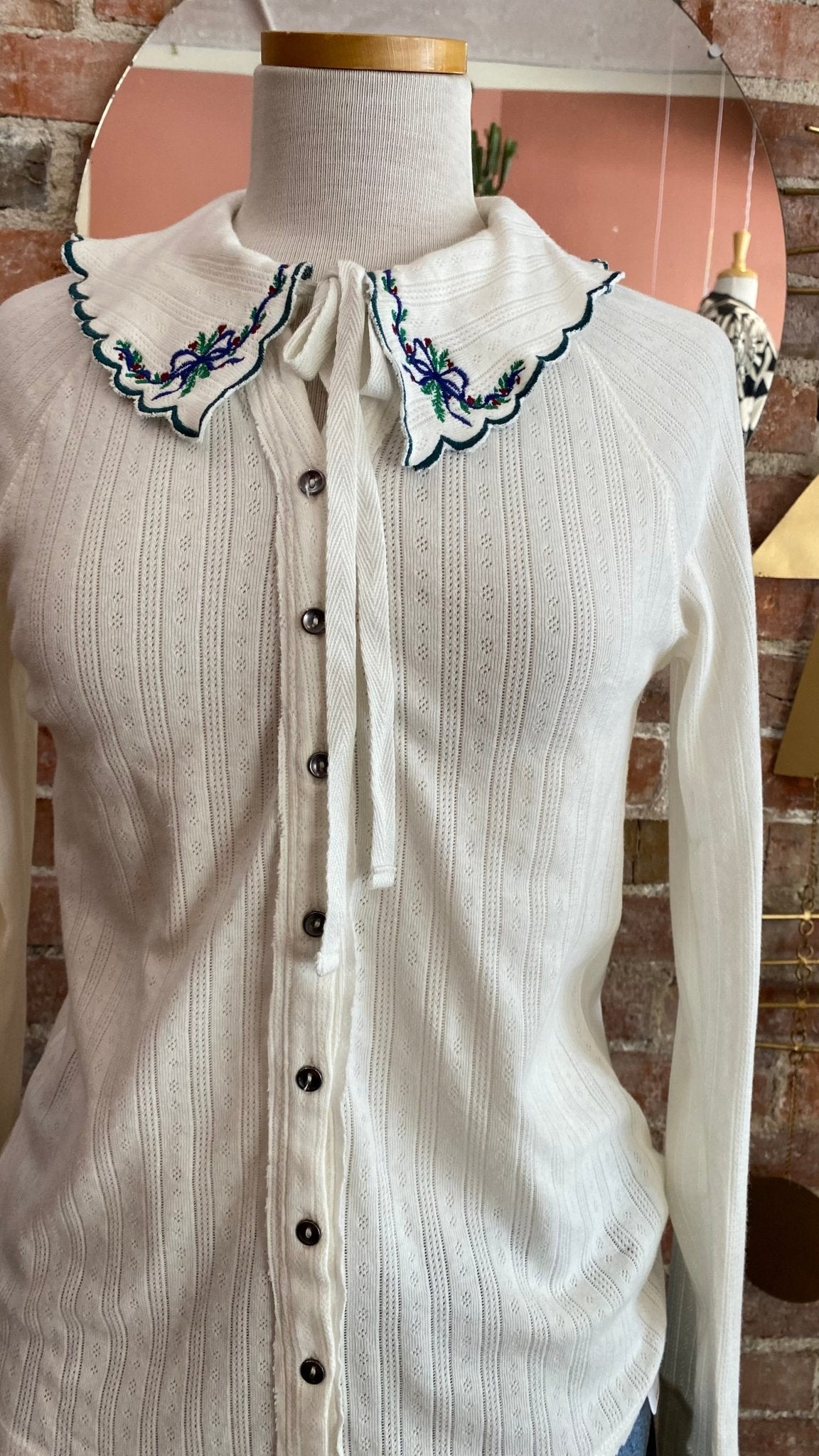 Juniper Long Sleeve in Ivory Combo - Tsuru