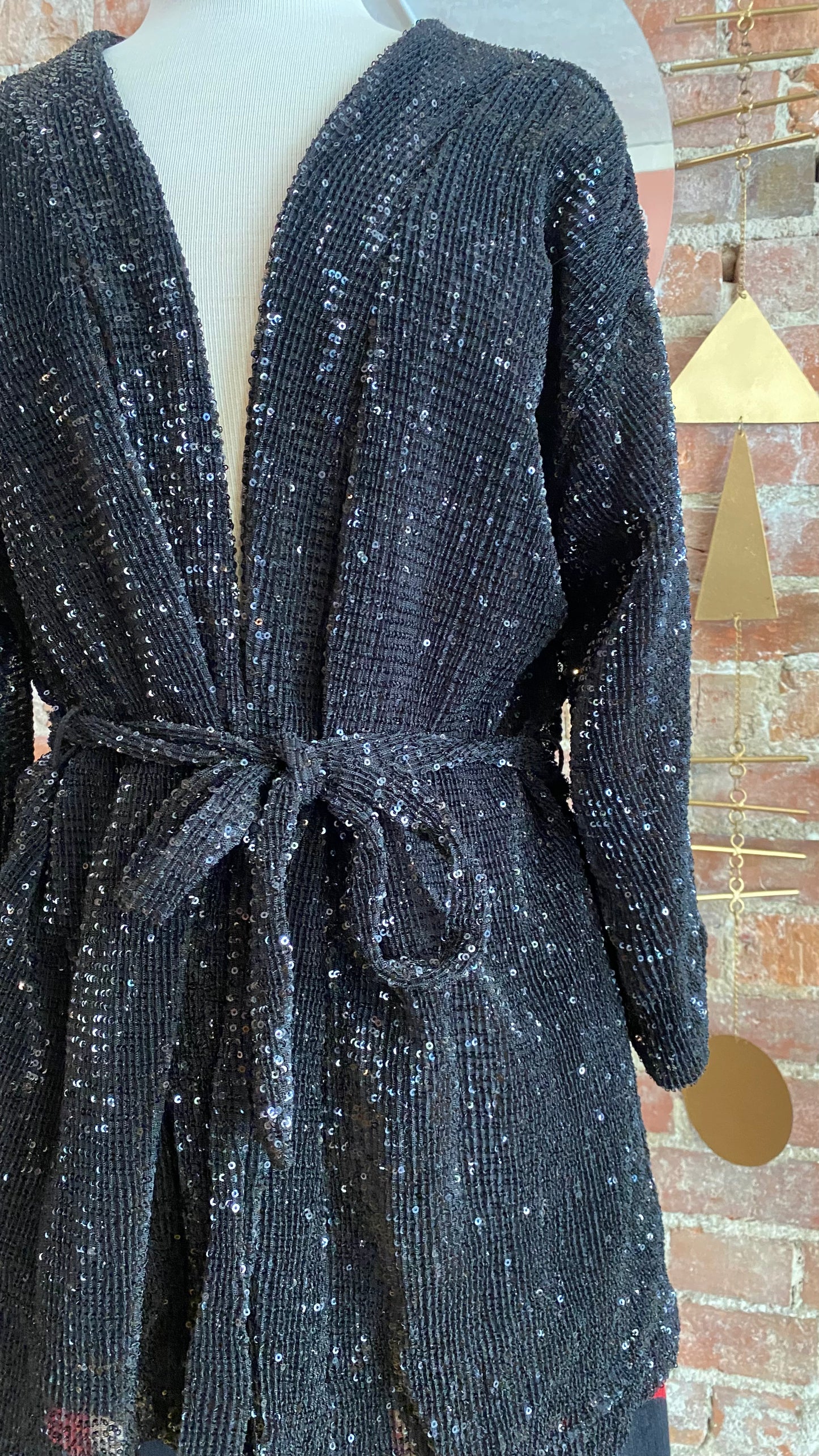 Sequin Kimono Jacket