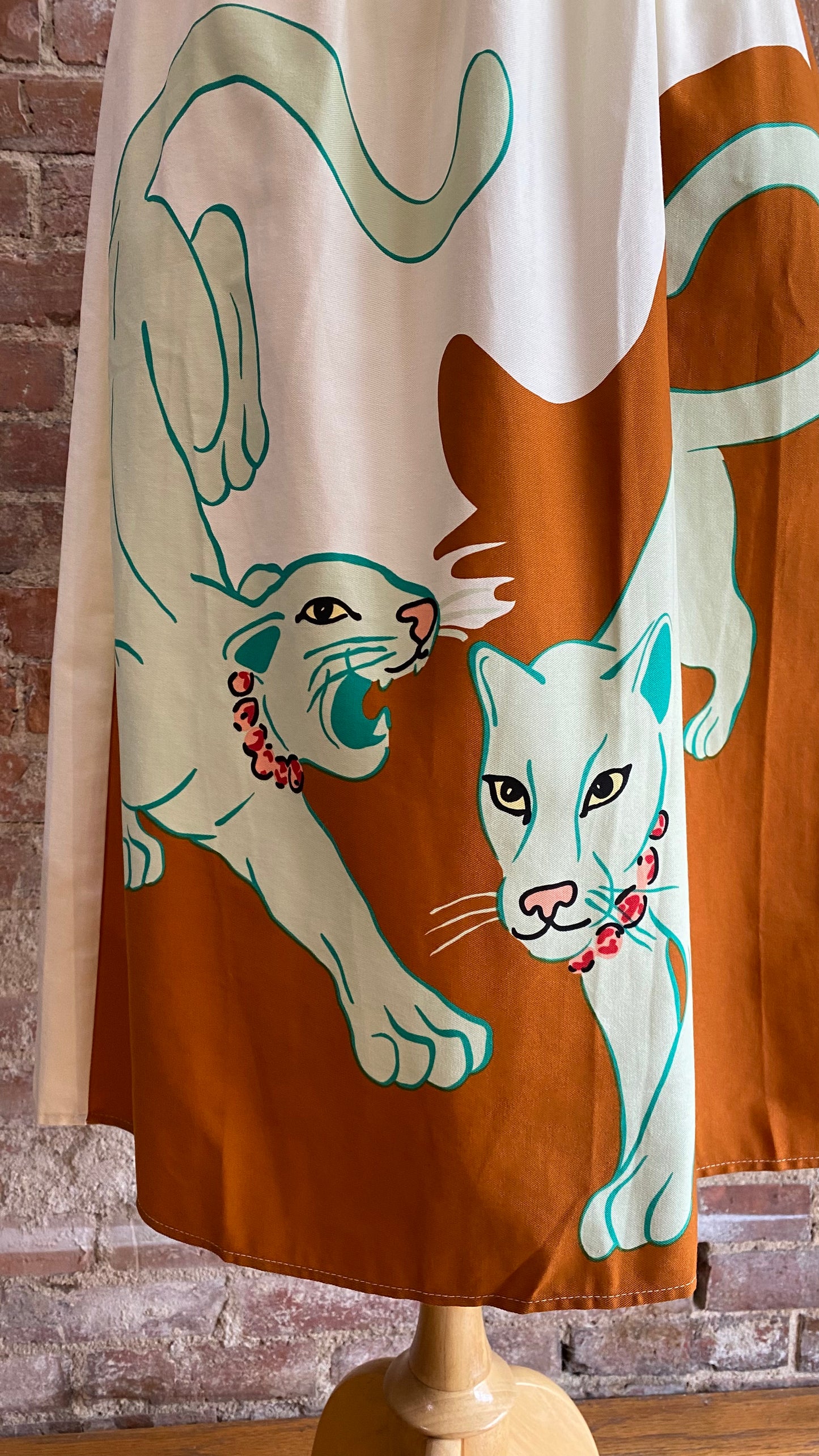 Super Leopard Midi Skirt