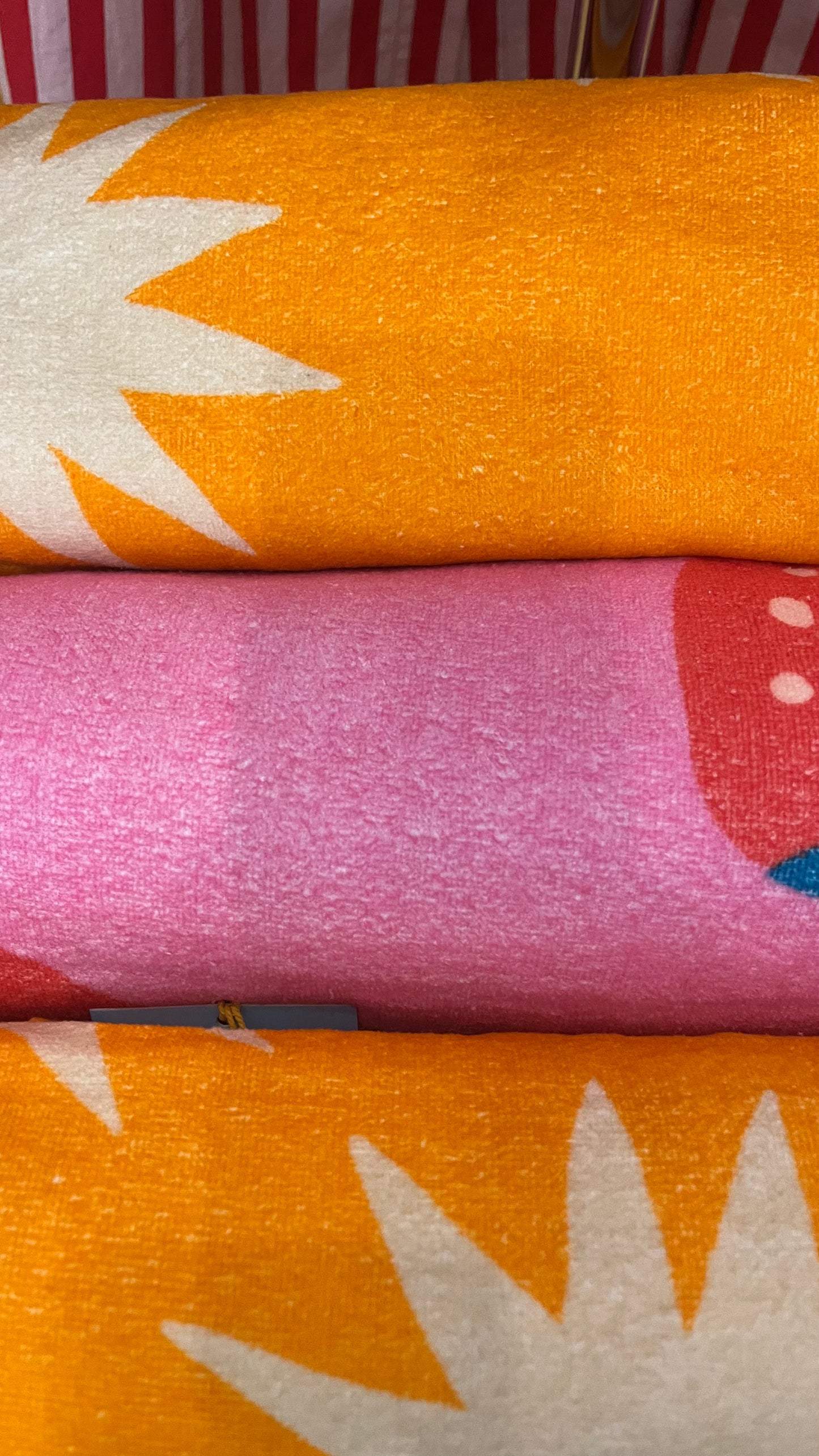 Strawberry Pink Beach Towel