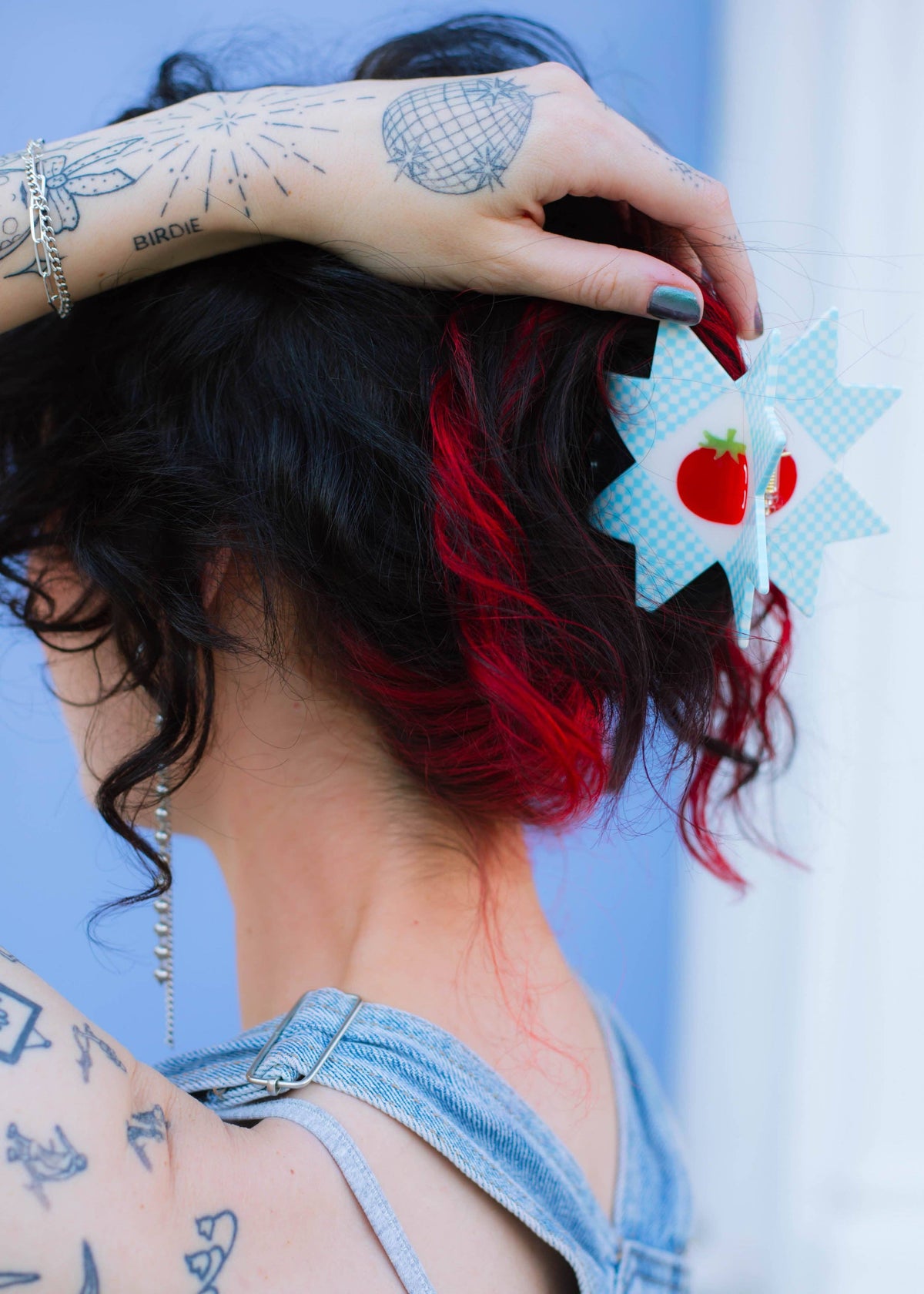 Tomato Quilt Hair Claw TPF x Chaos Magic Studio