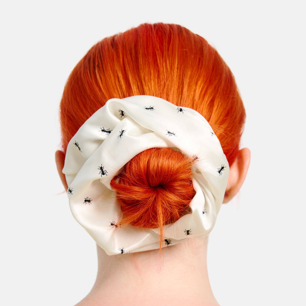 Silk Scrunchie in Large Ants