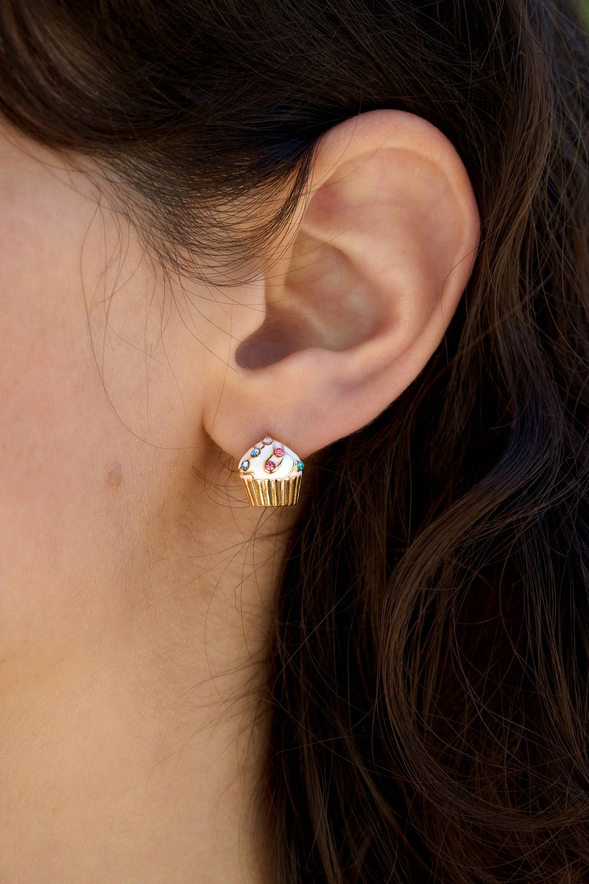 Treat Yourself Studs - 18K Gold Plated