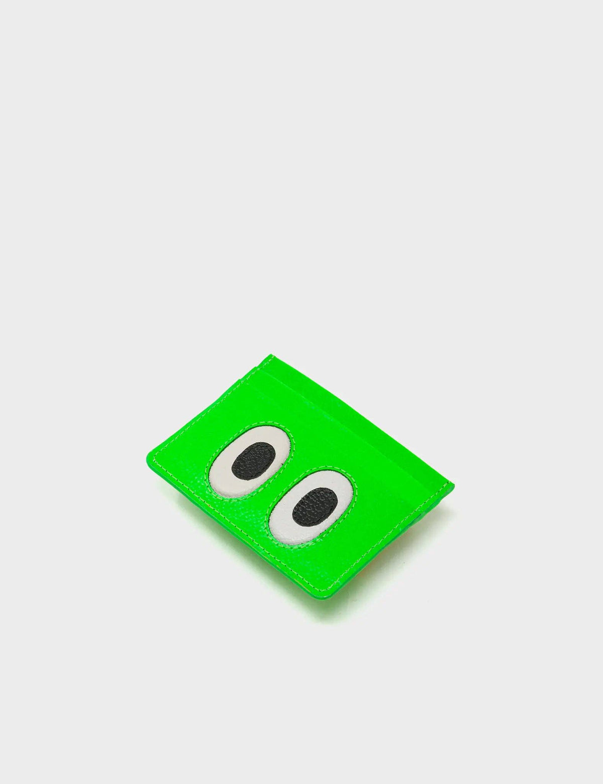 Filium Neon Green Leather Cardholder - Look Up Design