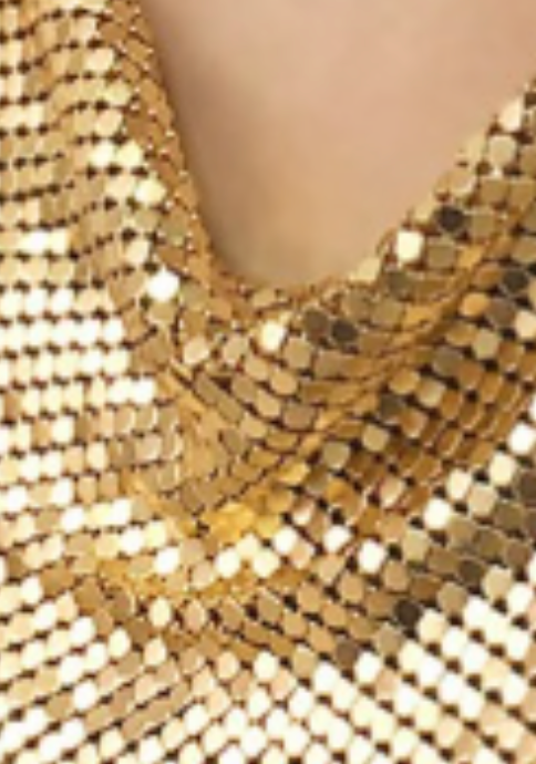 Chain Mail Bandana Scarf Necklace- PVD Waterproof