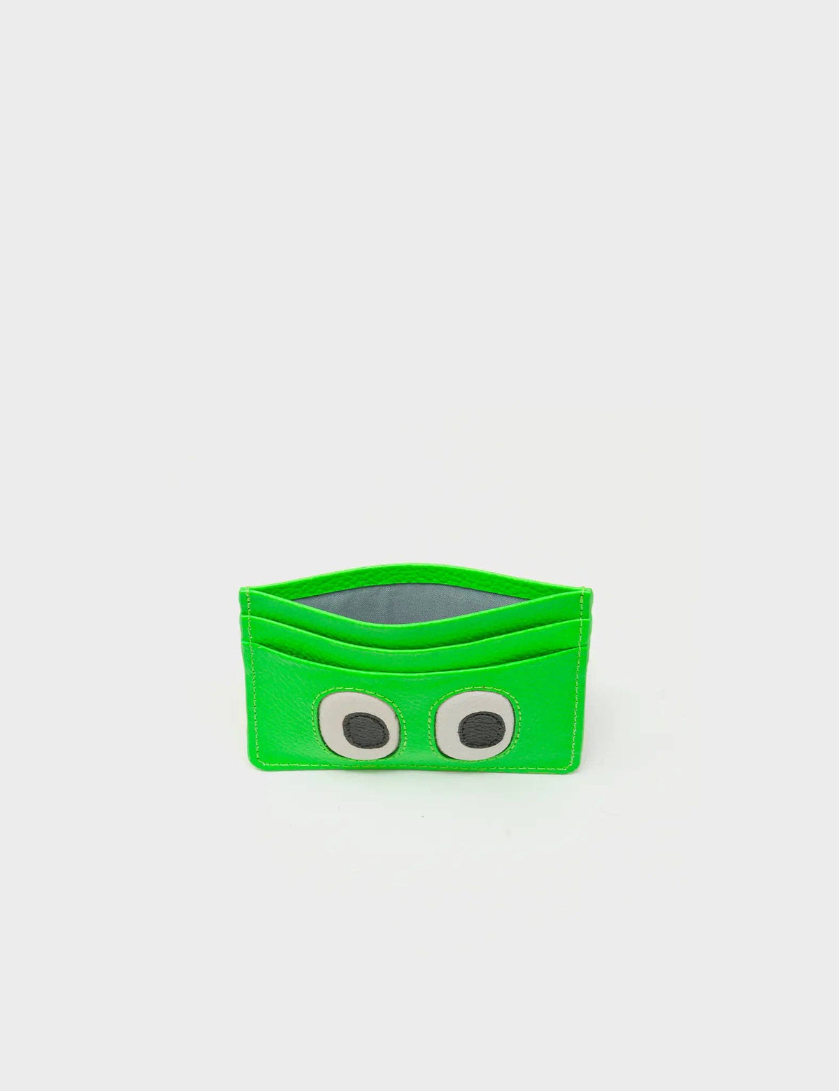 Filium Neon Green Leather Cardholder - Look Up Design