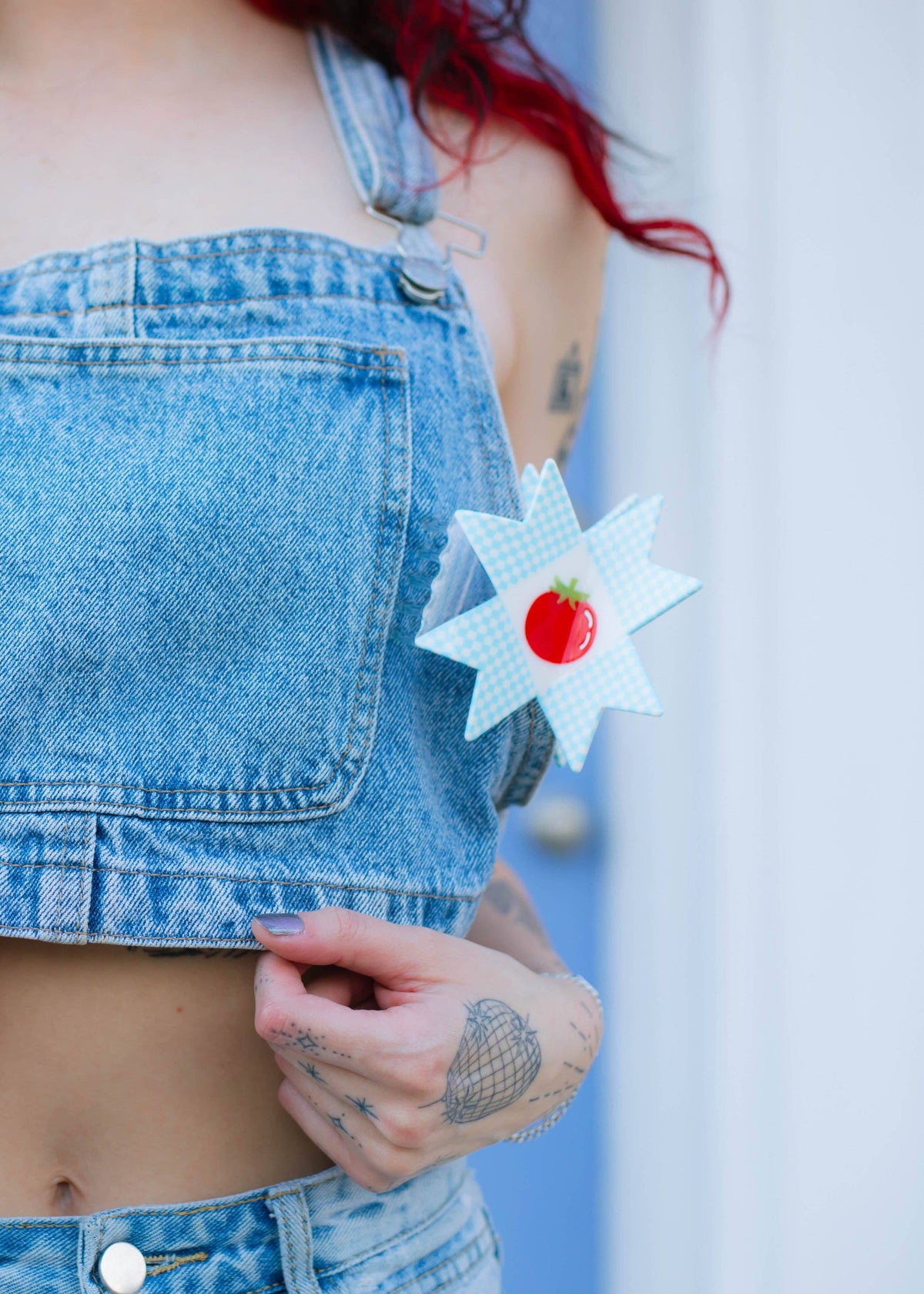 Tomato Quilt Hair Claw TPF x Chaos Magic Studio