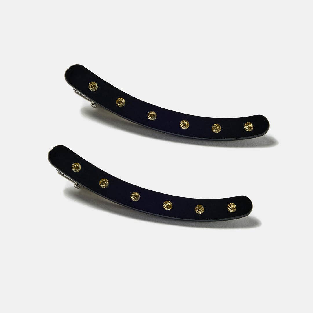 Allie Clip in Large Black