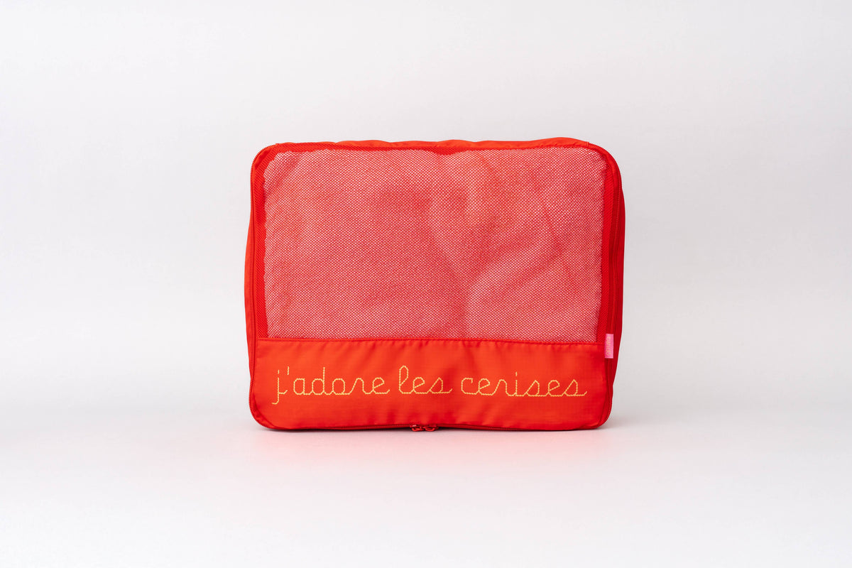 Packing Cube Set, J'adore Les Cerises