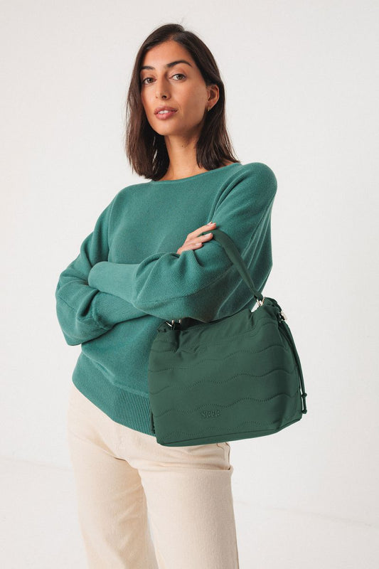 Bell Bag in Dark Green