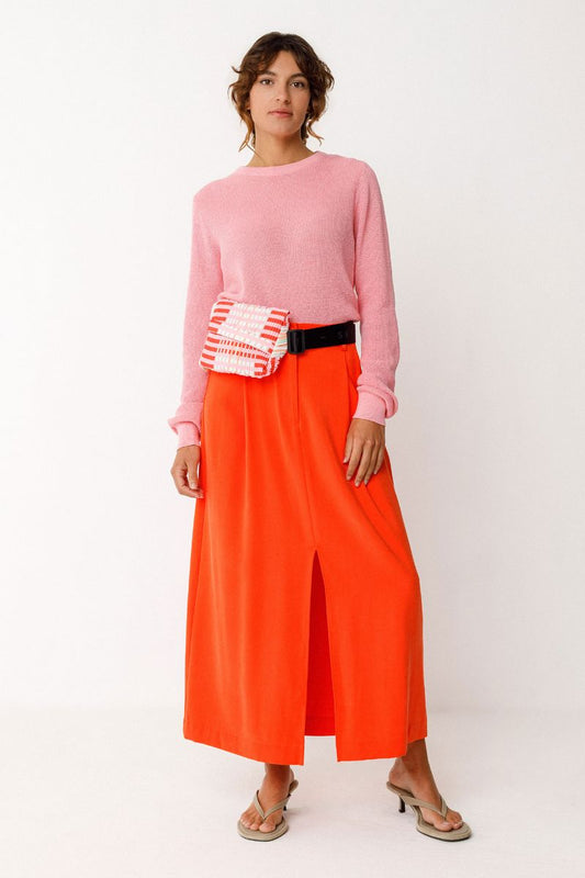 Ador Bag in Red/Pink Stripe