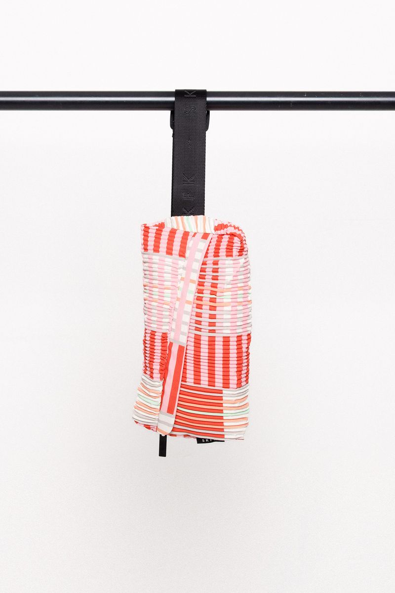 Ador Bag in Red/Pink Stripe