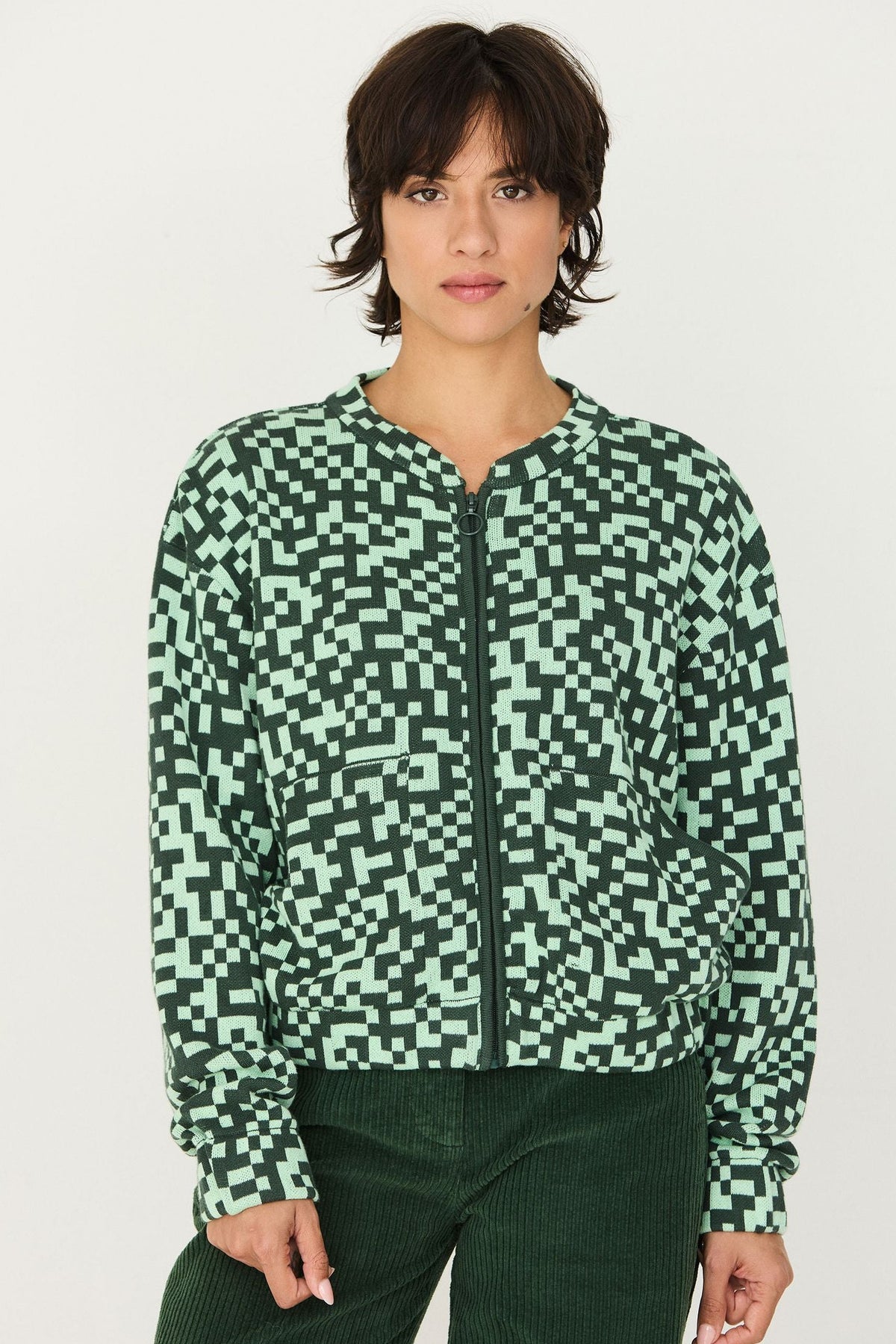 Galar Sweater in Green Combo