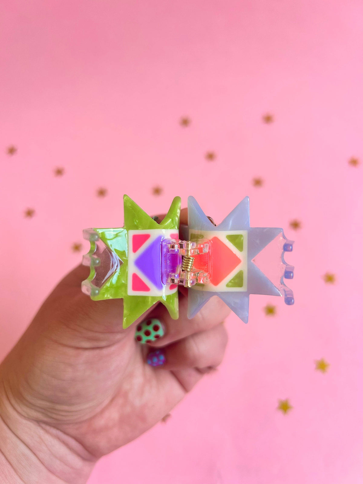 Mini Quilt Hair Claw