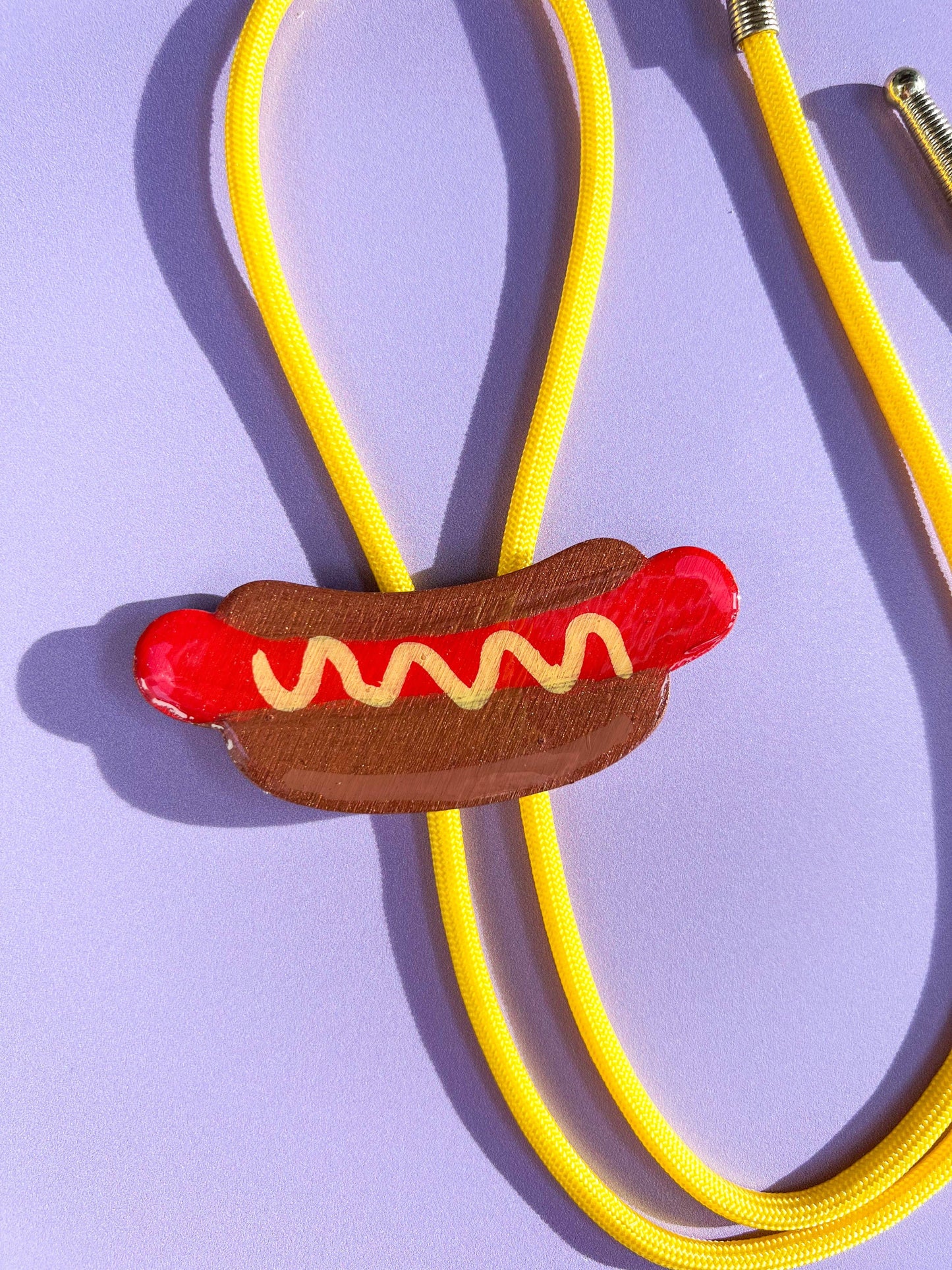 Hot Dog Bolo Tie - Fun Western Accessory