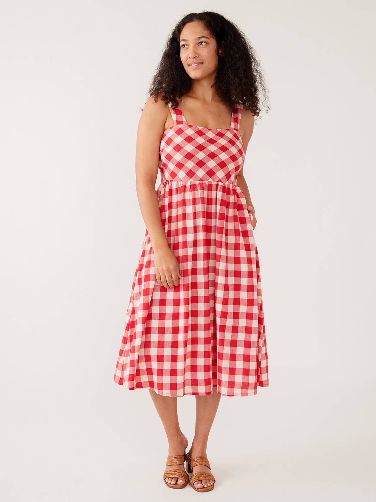 Nikita Dress Red Gingham